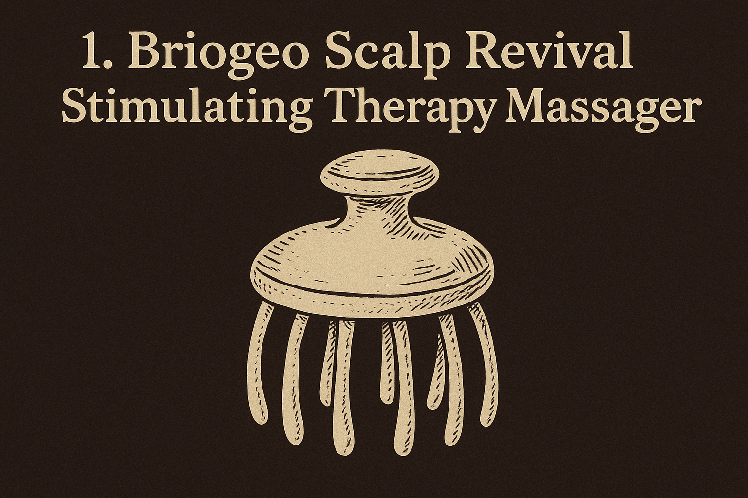 1. Briogeo Scalp Revival Stimulating Therapy Massager