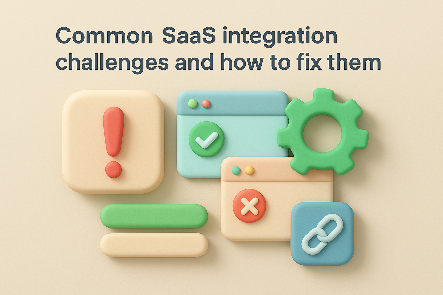 Common SaaS integration challenges and how to fix them