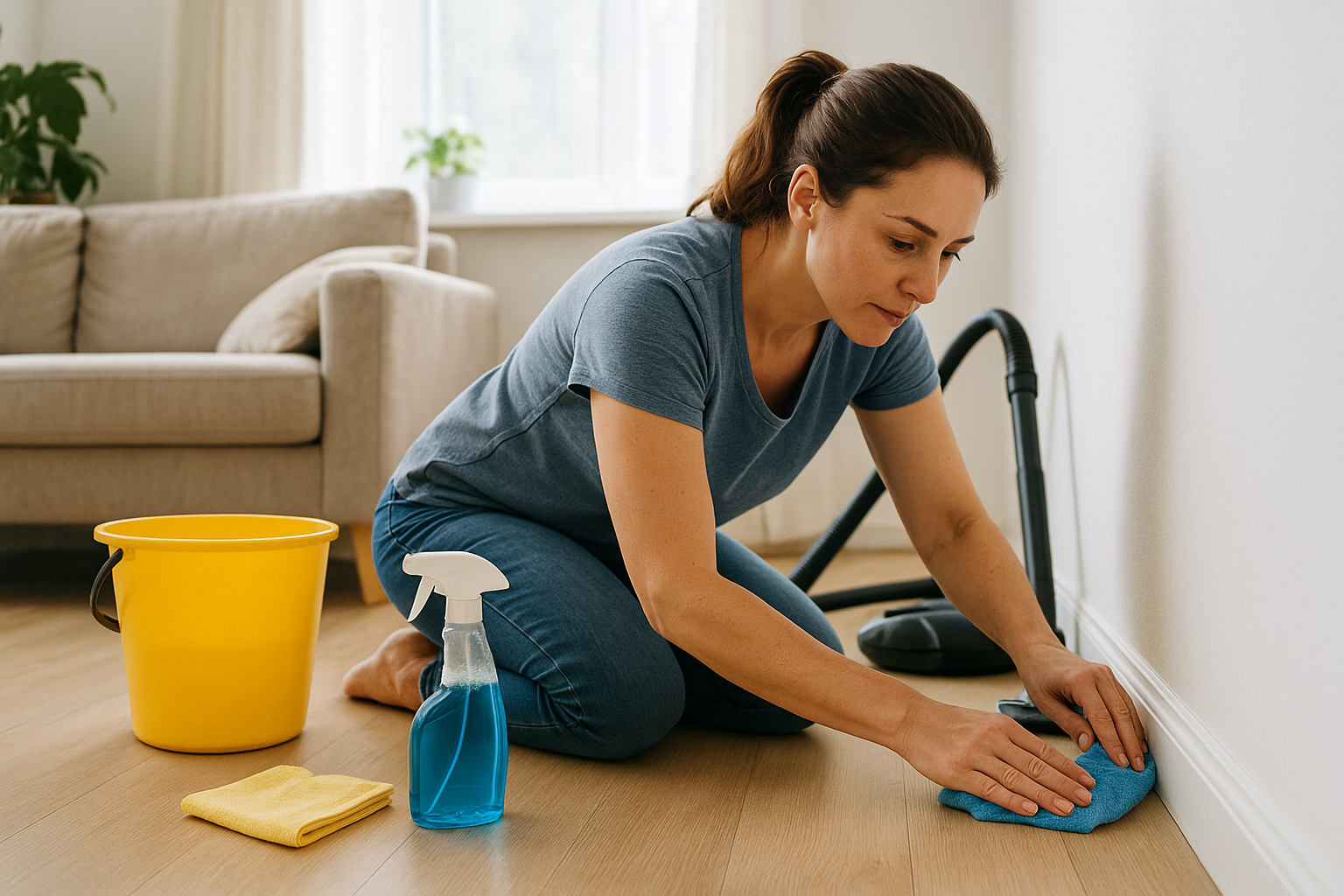 9. DIY deep cleaning as a budget alternative