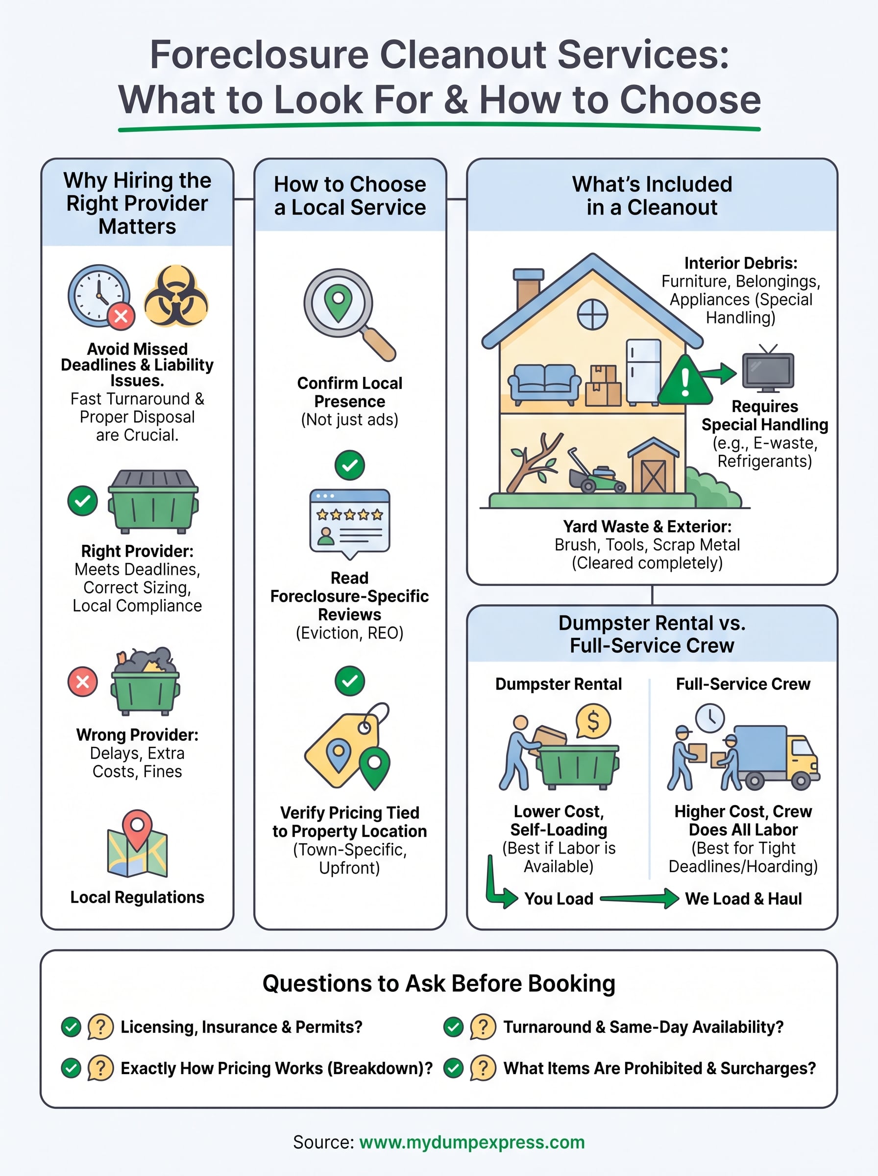 foreclosure cleanout services near me infographic