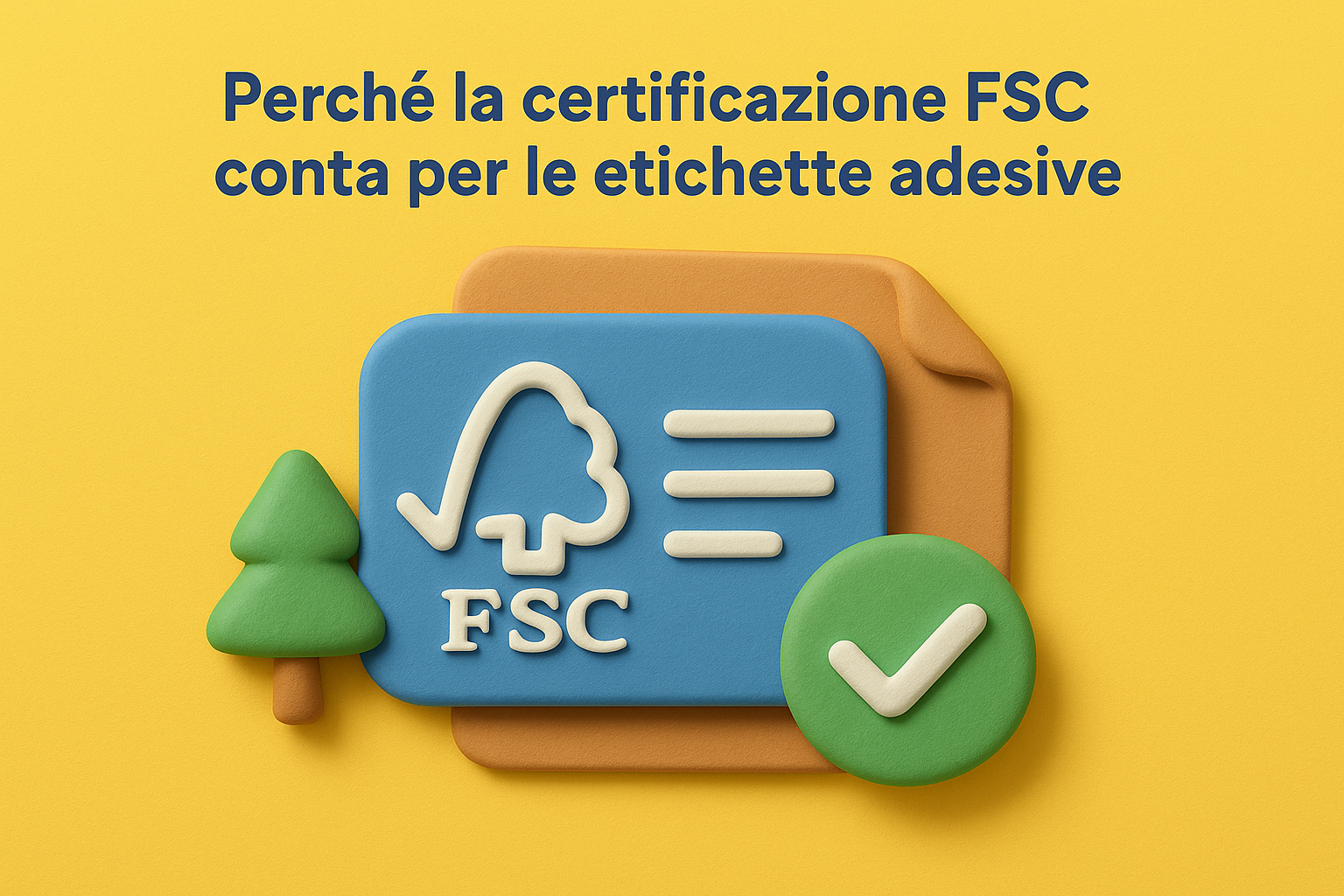 Perché la certificazione FSC conta per le etichette adesive
