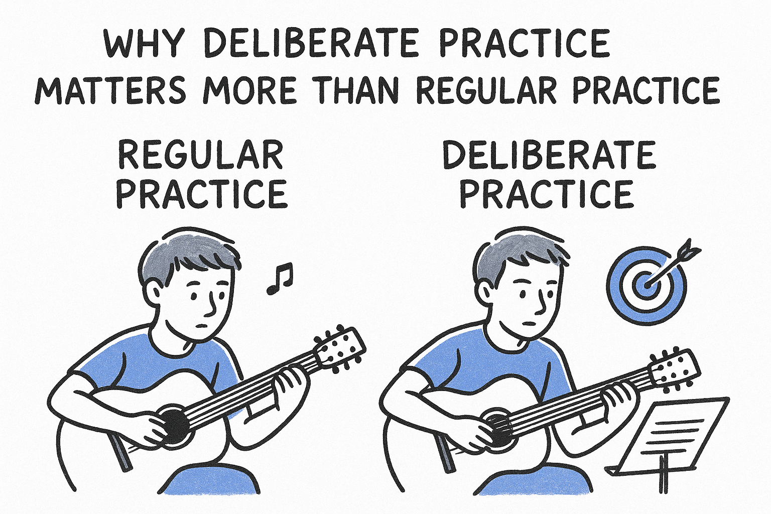 Why deliberate practice matters more than regular practice