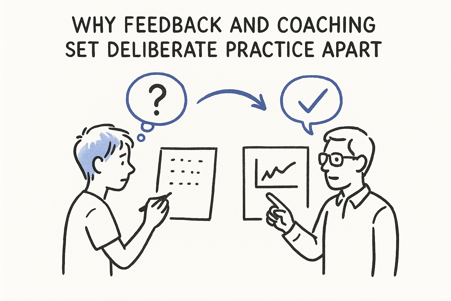 Why feedback and coaching set deliberate practice apart