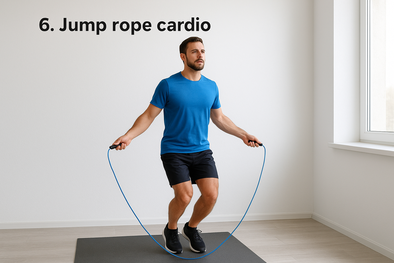 6. Jump rope cardio