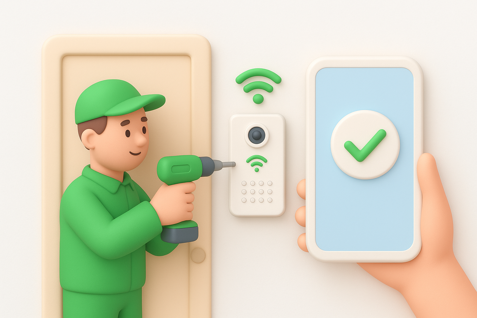 Installatiedag: montage en configuratie