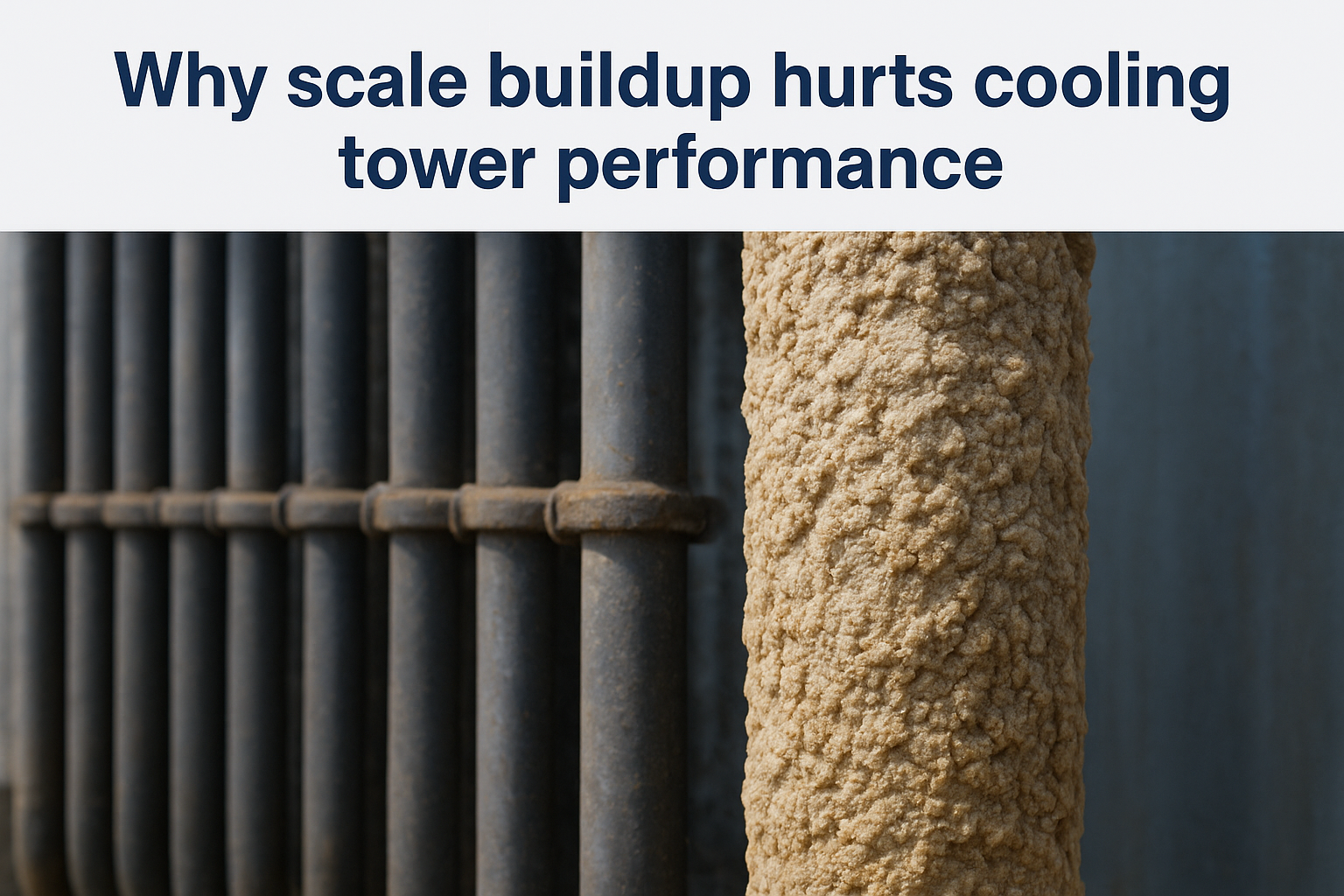 Why scale buildup hurts cooling tower performance