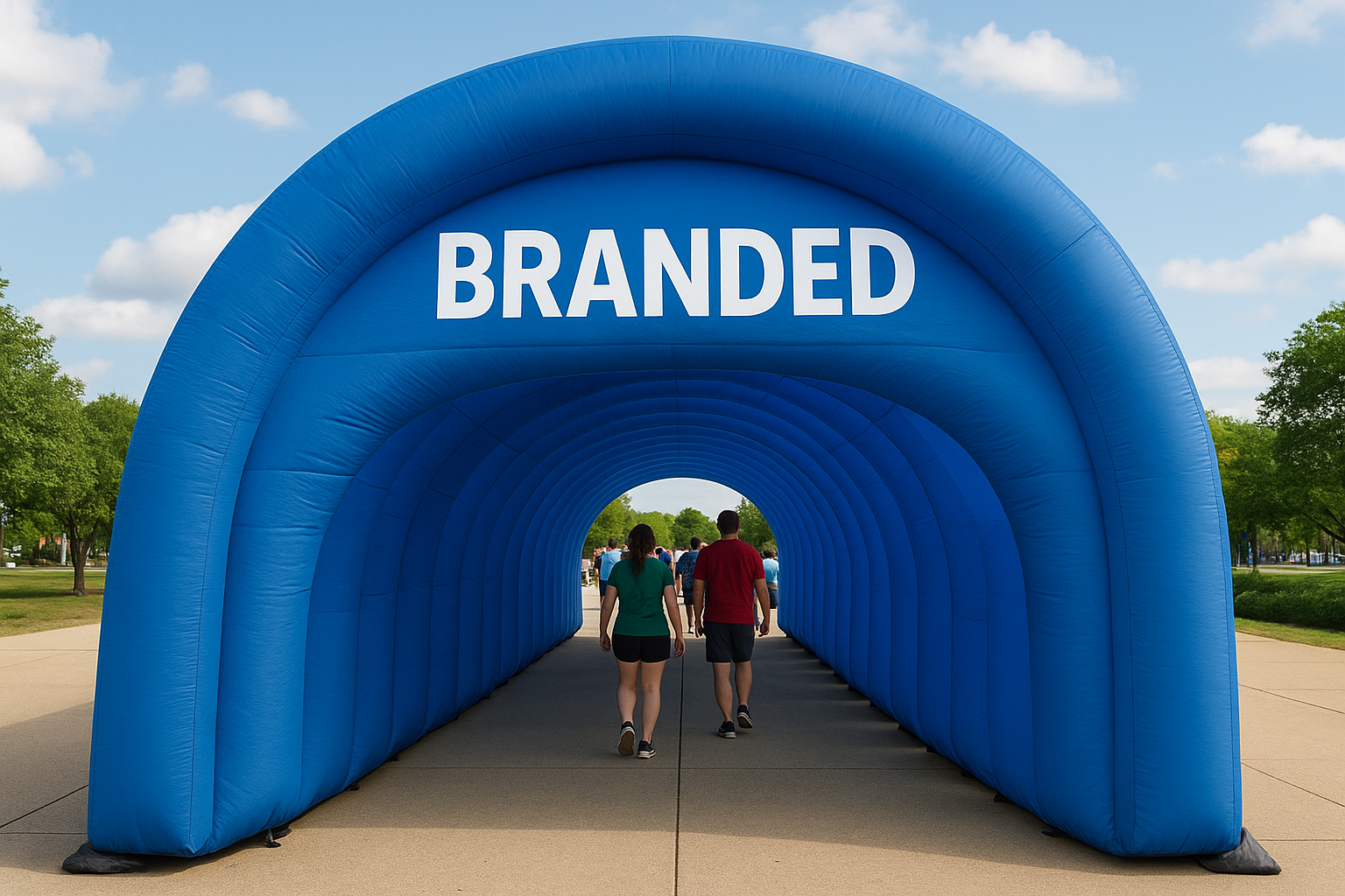 9. Inflatable tunnels