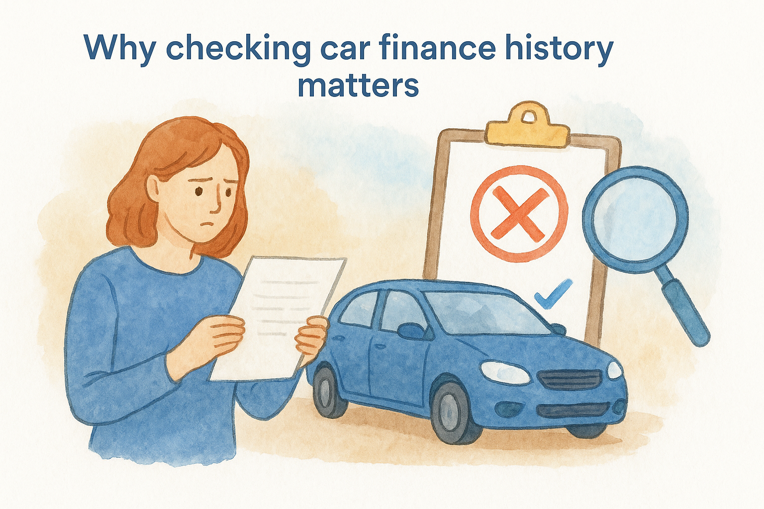 Why checking car finance history matters