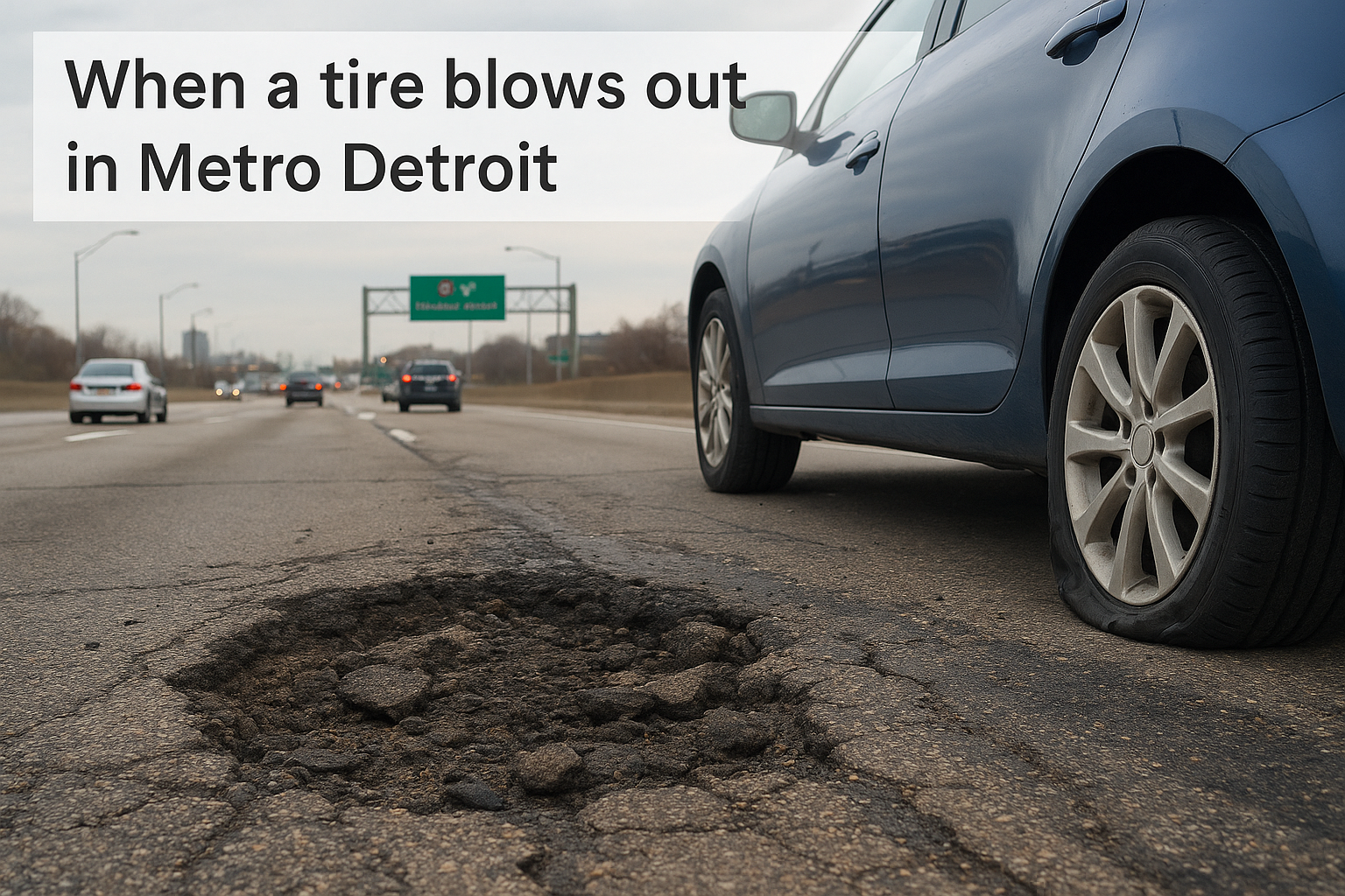 Emergency Tire Change Service Near Me: A Detroit How-To Guide When a tire blows out in Metro Detroit