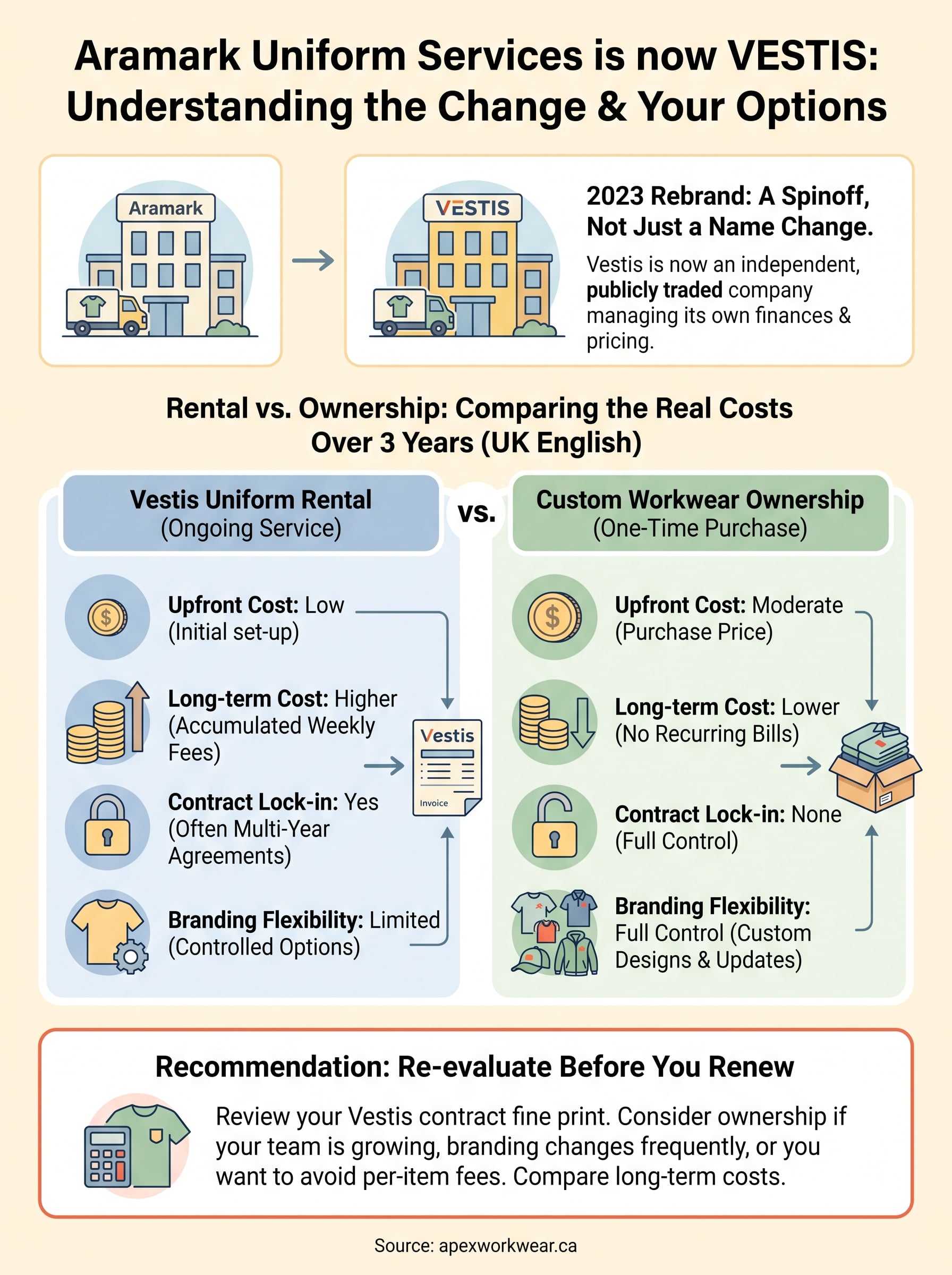 aramark uniform services infographic