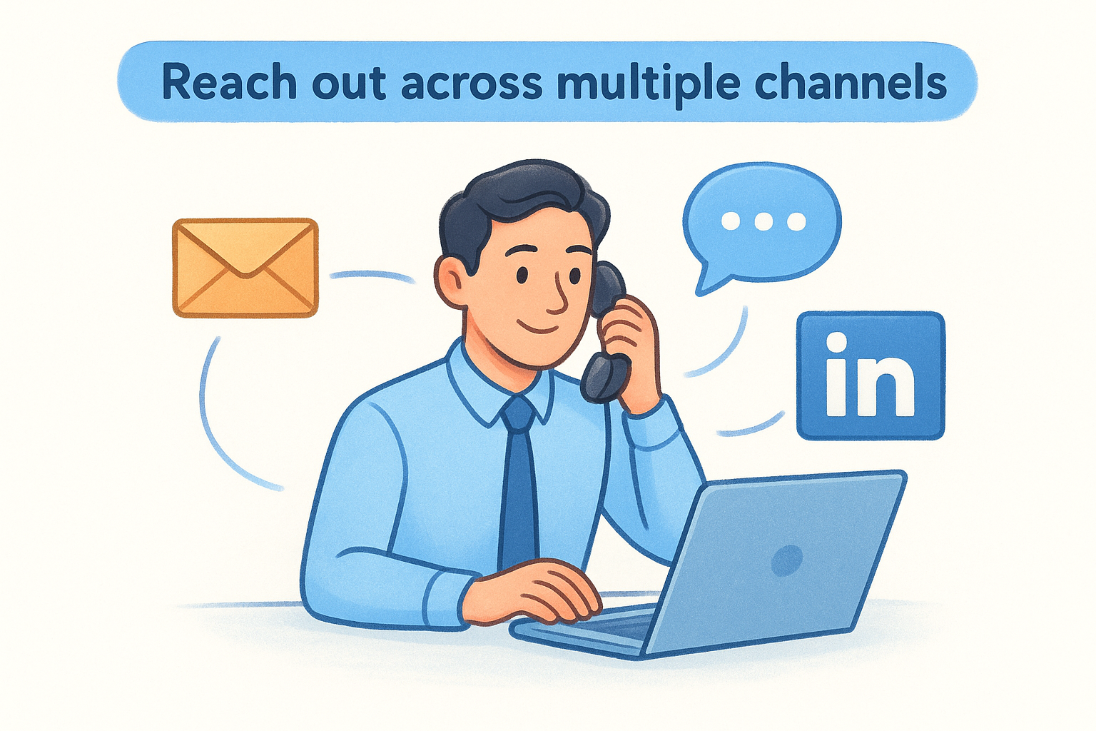 3. Reach out across multiple channels