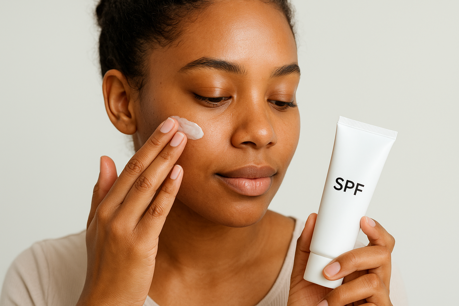 Step 4. Moisturise and protect with SPF