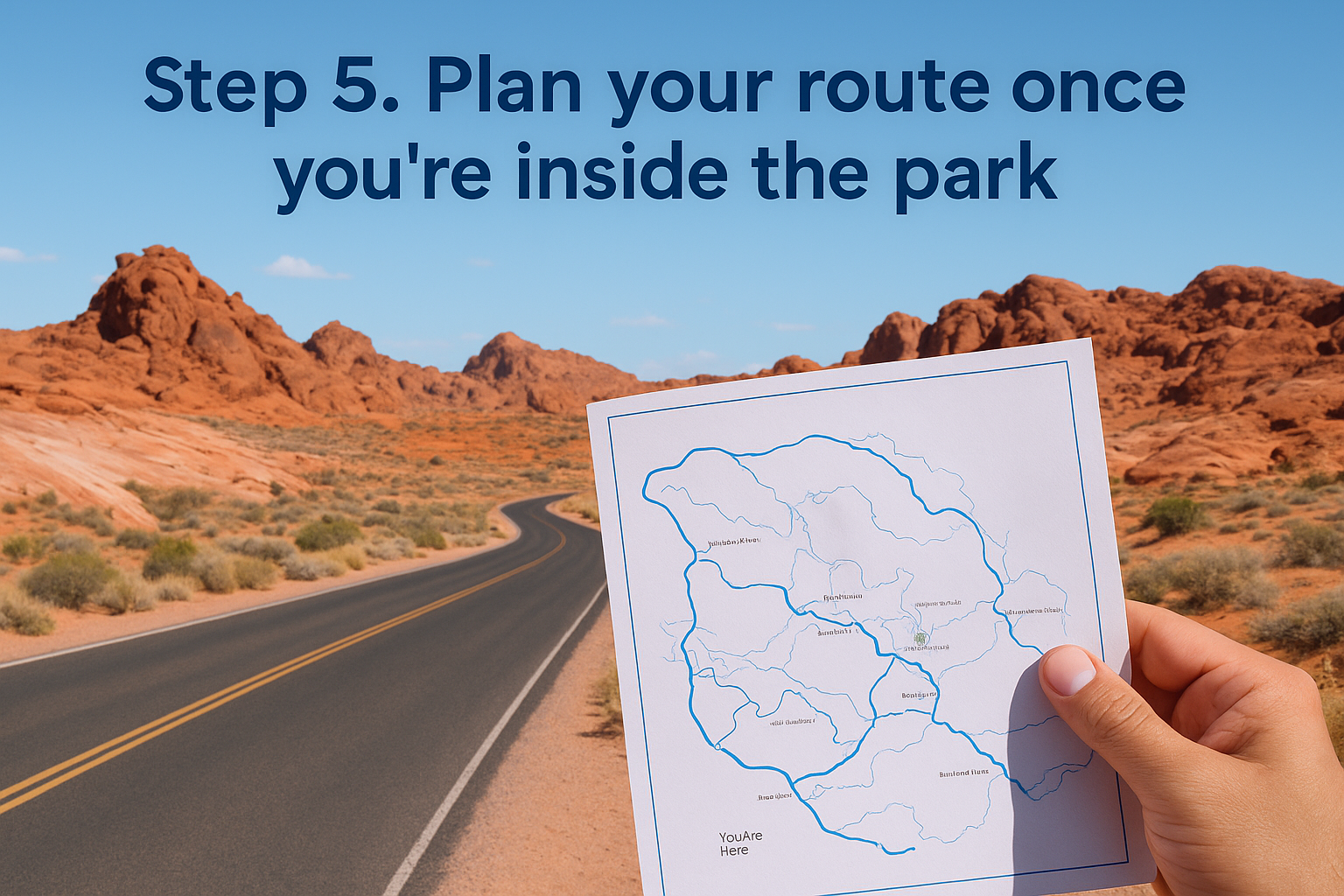 Step 5. Plan your route once you're inside the park