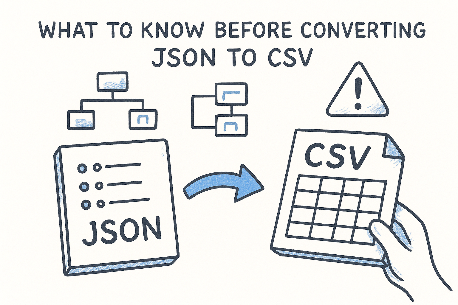 What to know before converting JSON to CSV