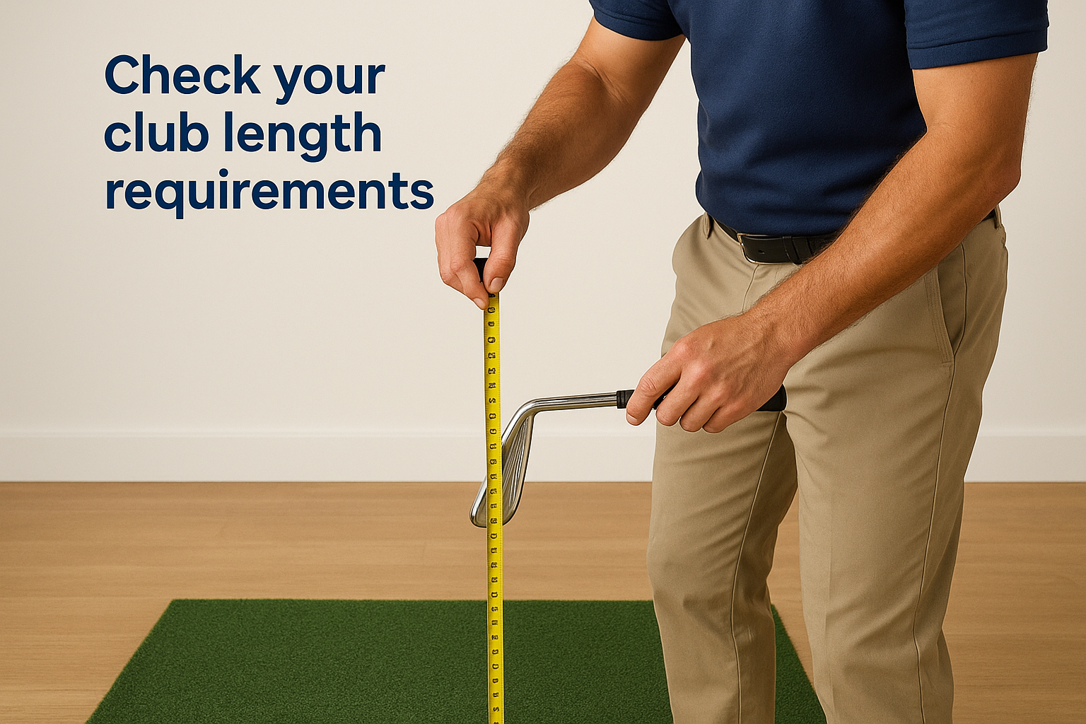 Check your club length requirements
