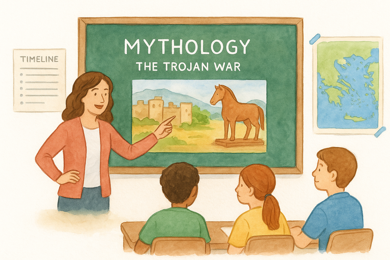 Representation in a mythology unit