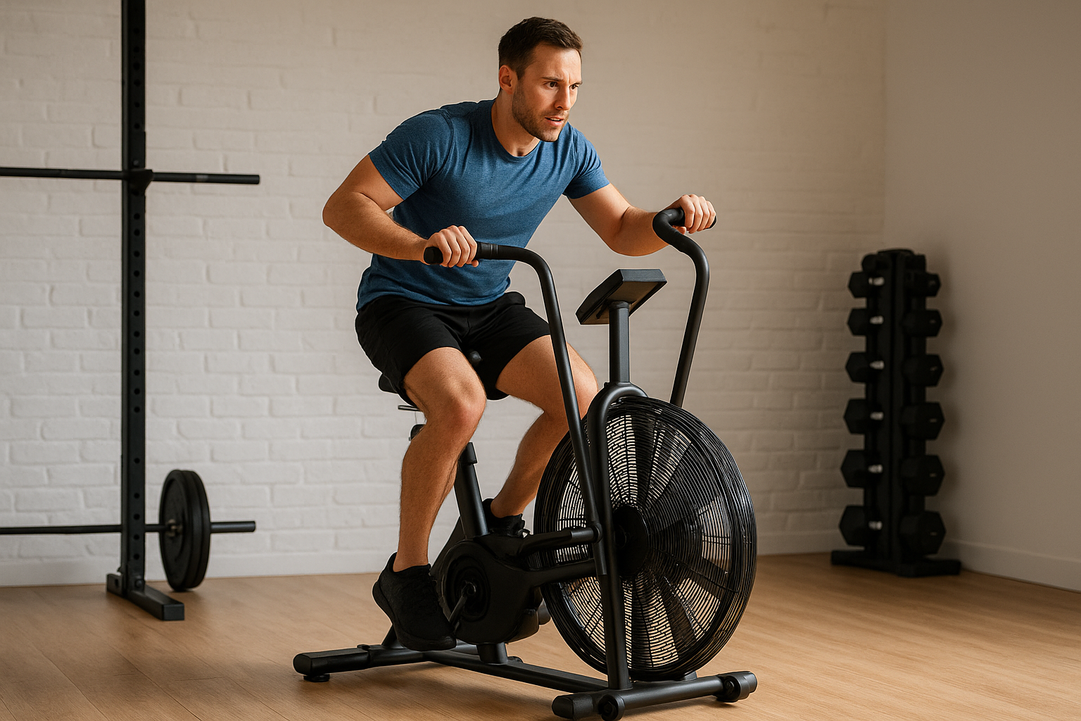 7. Air bikes