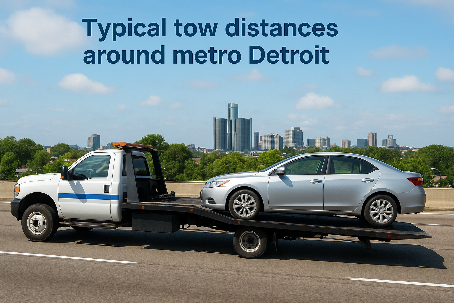 How Far Can a Tow Truck Tow a Car? Michigan Limits Explained Typical tow distances around metro Detroit