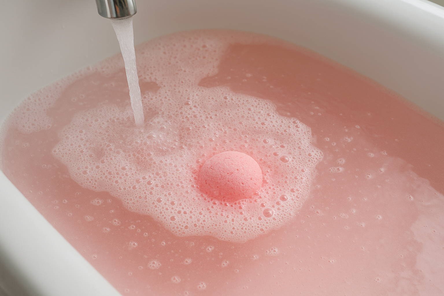How a bath fizzer works in the tub