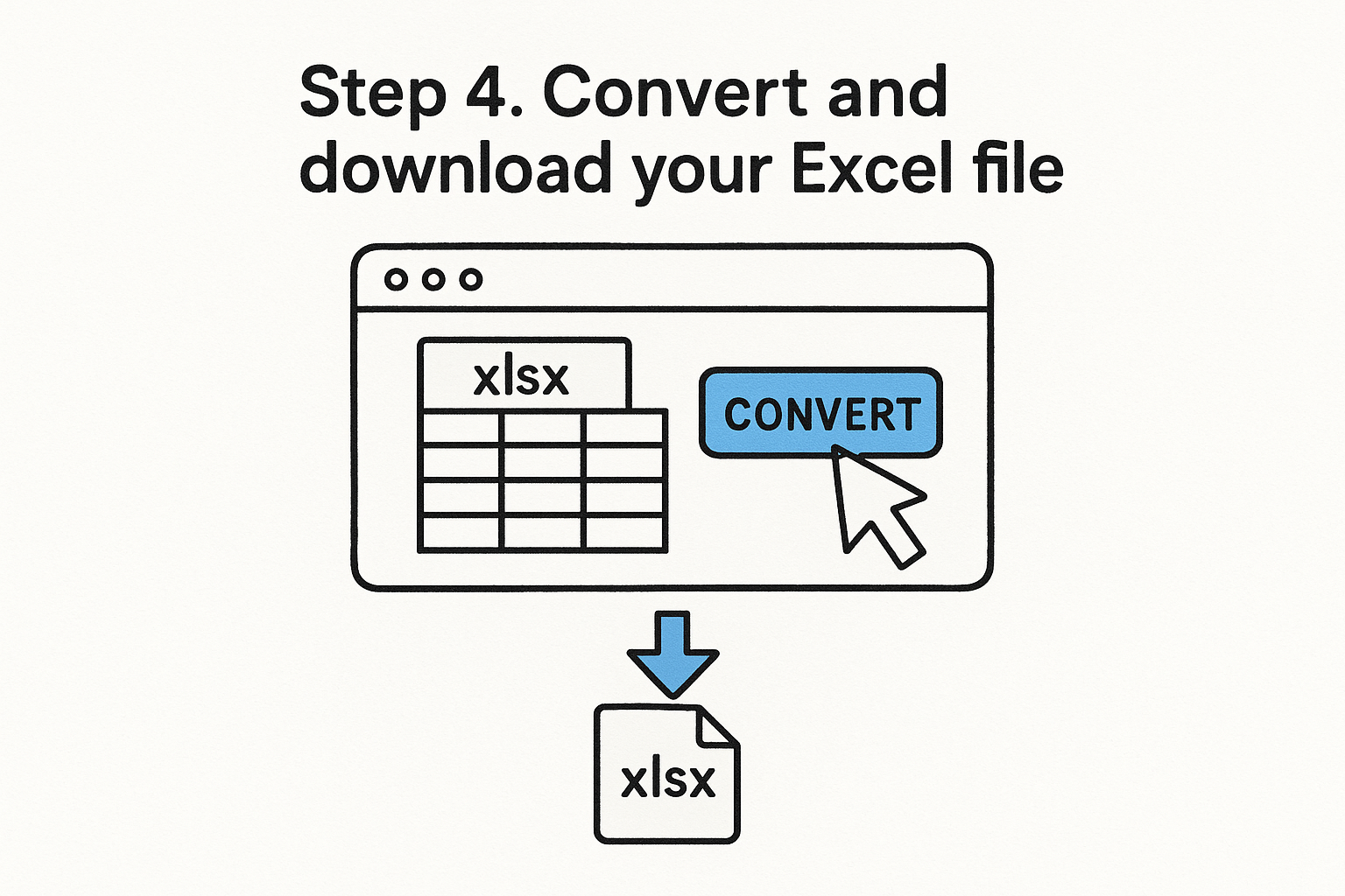 Step 4. Convert and download your Excel file