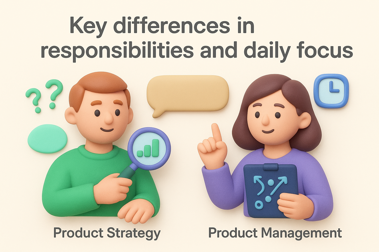 Key differences in responsibilities and daily focus