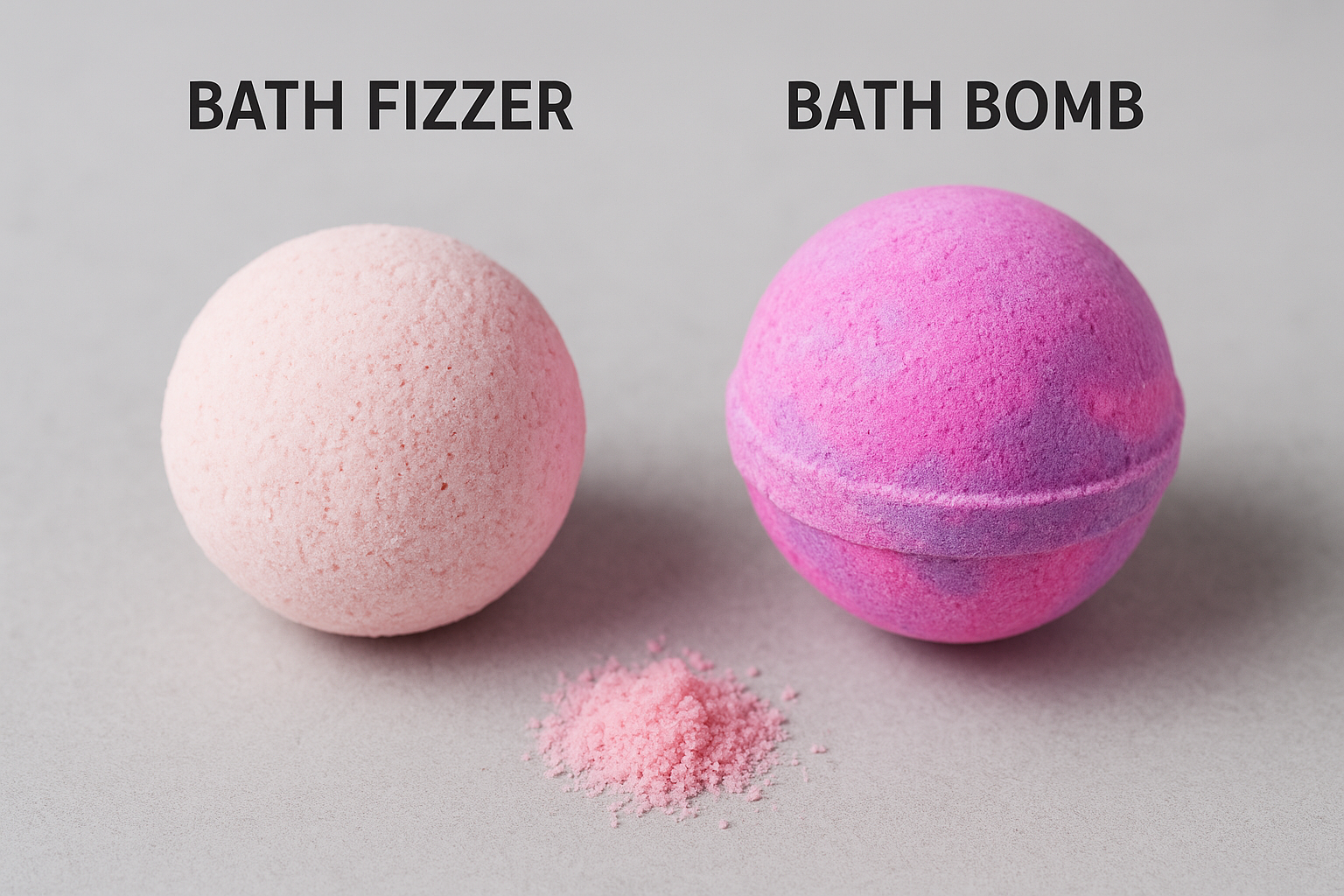 Bath fizzer vs bath bomb: key differences at a glance