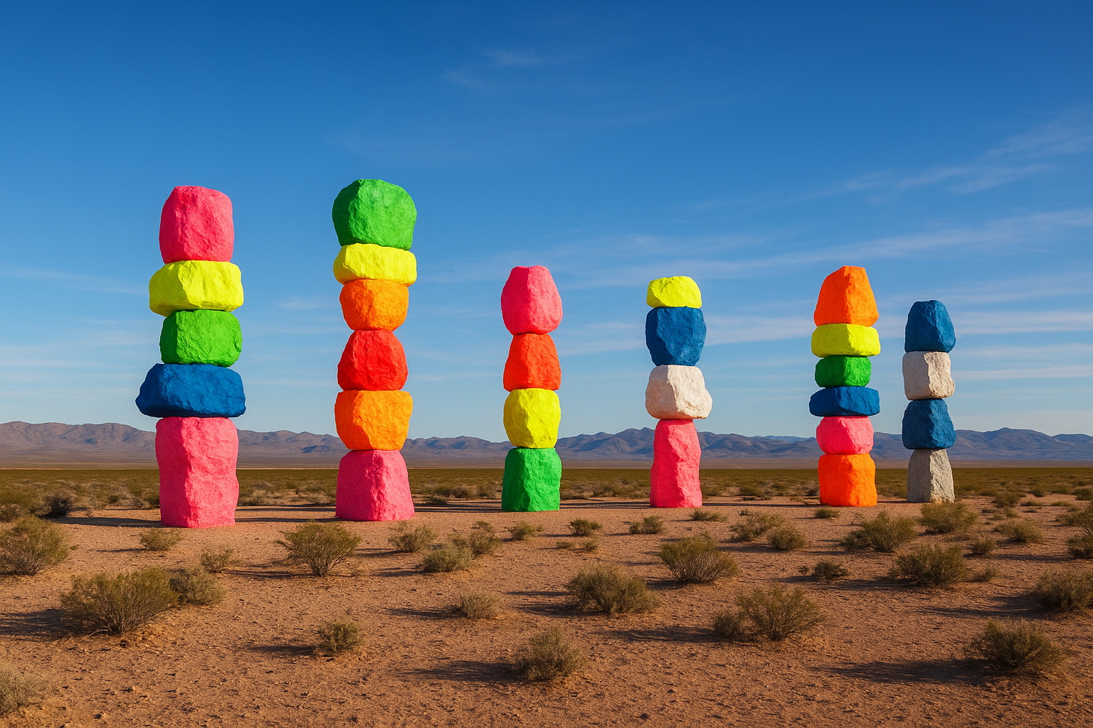 3. Seven Magic Mountains