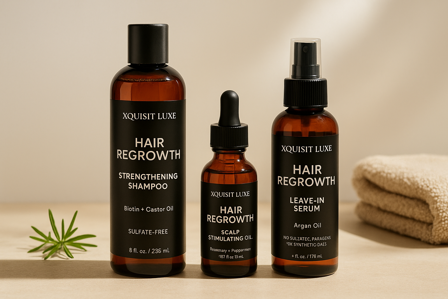 1. Xquisit Luxe Hair Regrowth Bundle