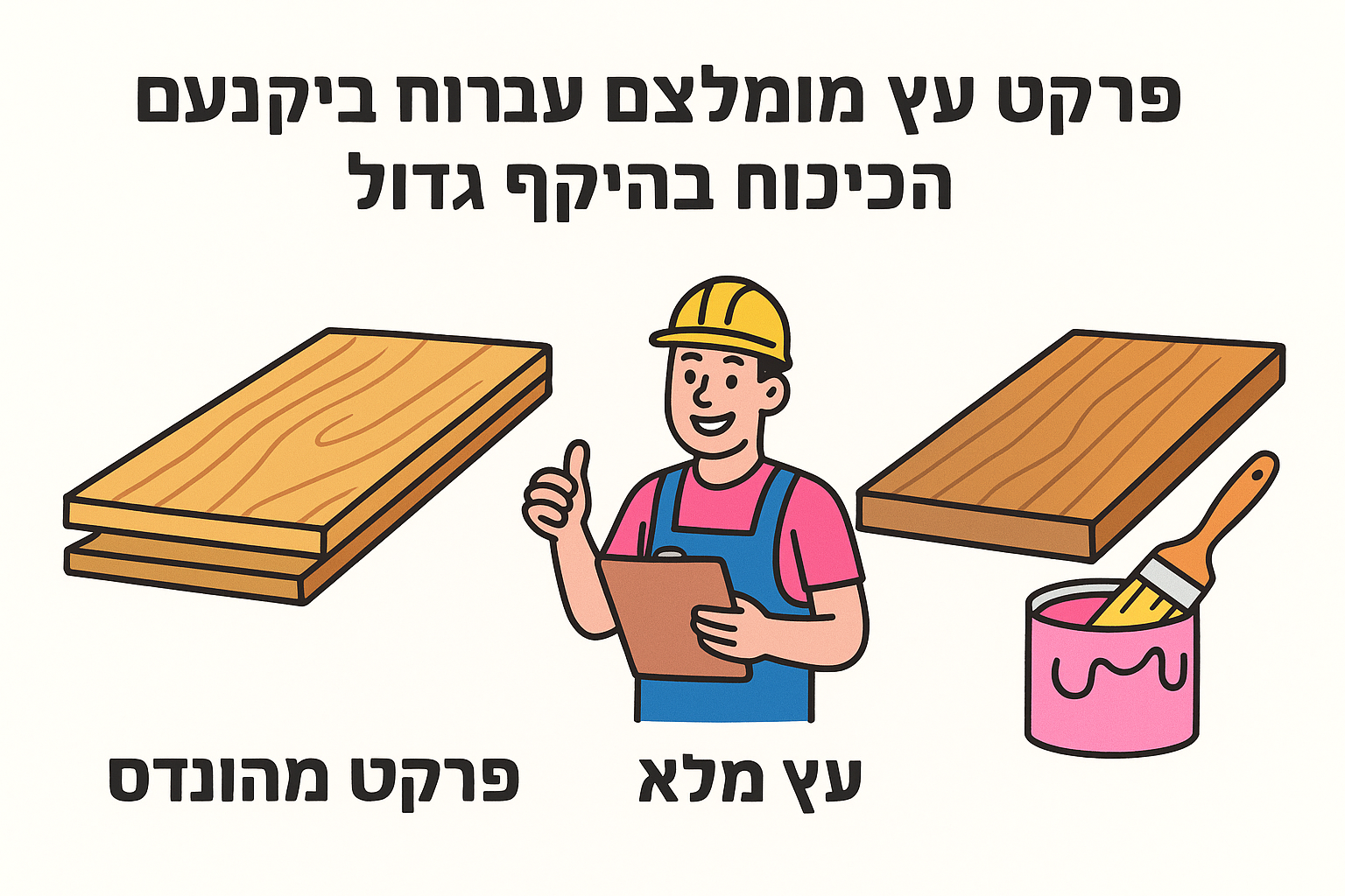 סוגי פרקט עץ מומלצים לעבודות קבלנות בהיקף גדול