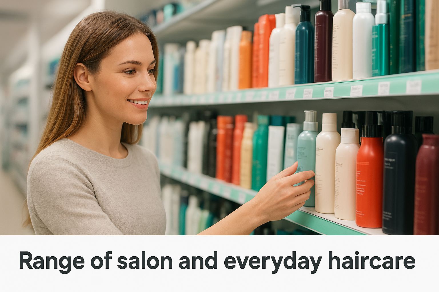Range of salon and everyday haircare