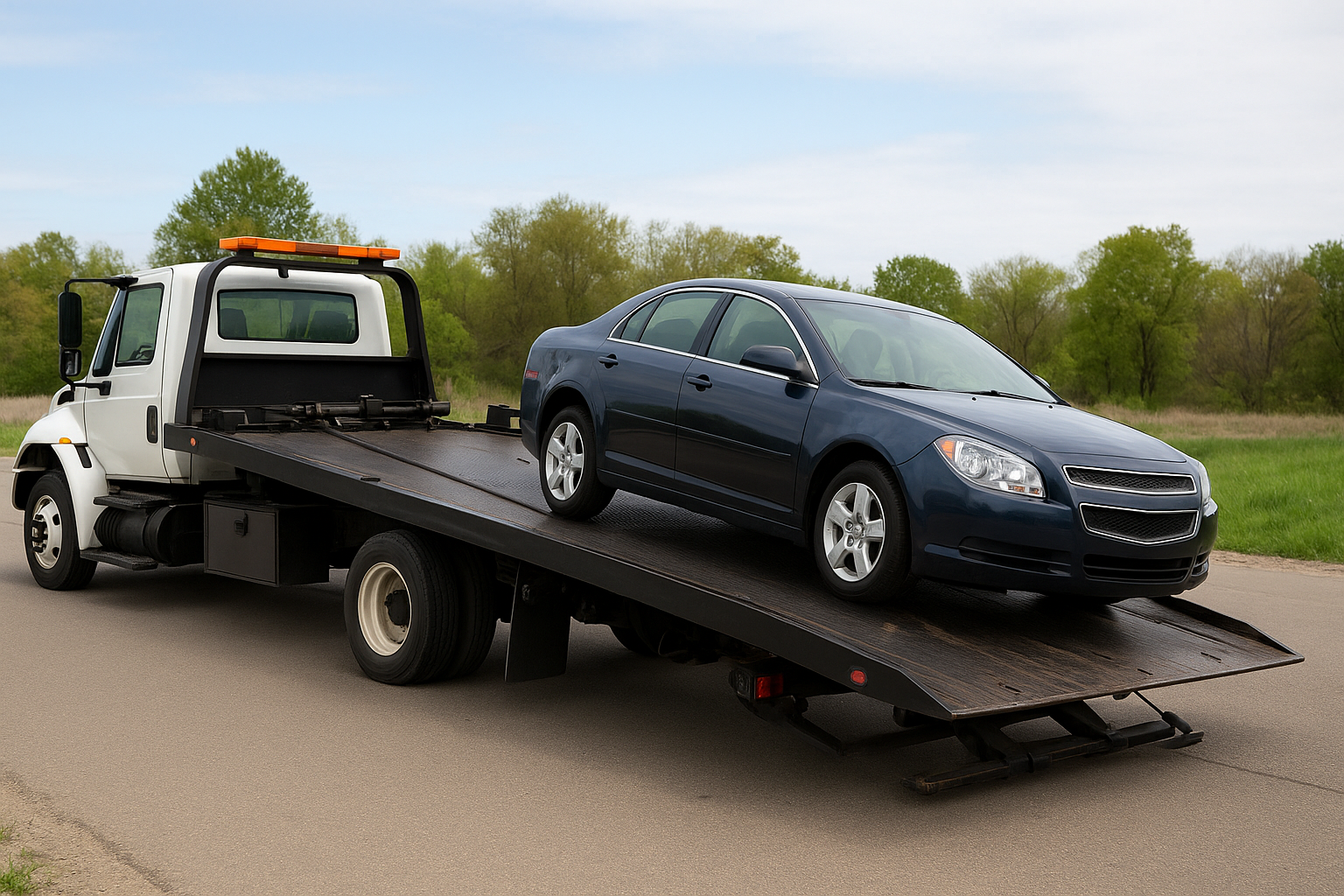 Types of Flatbed Tow Trucks: Rollback vs. Slide Bed Explained 1. Rollback flatbed tow trucks