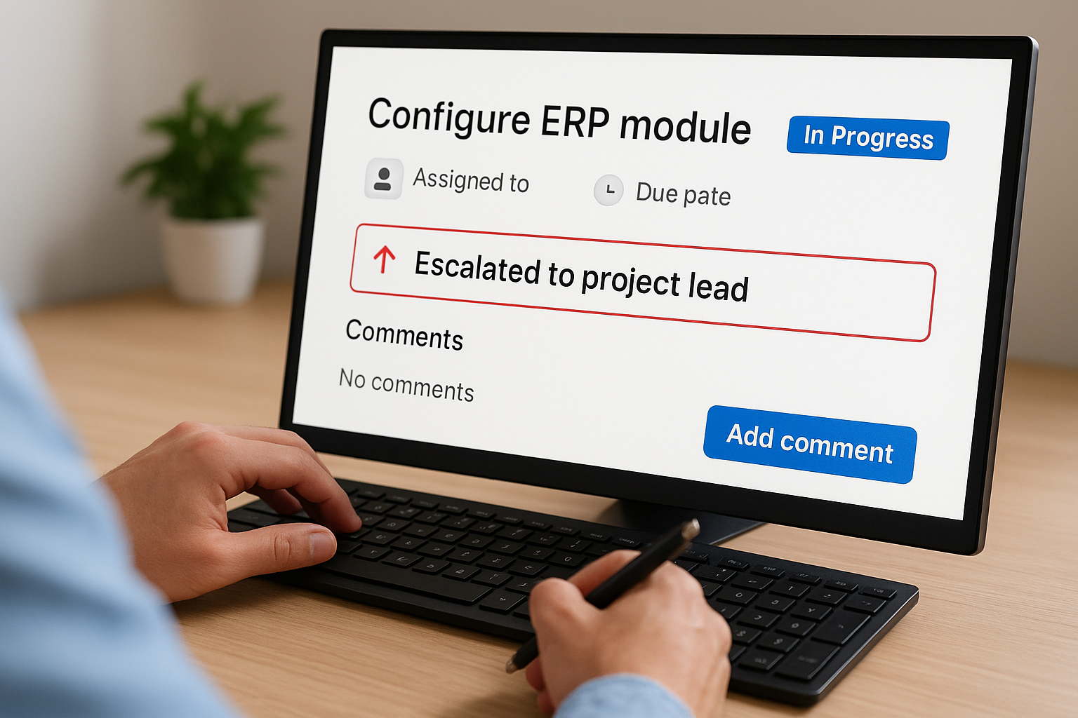 Escalating stalled configuration tasks