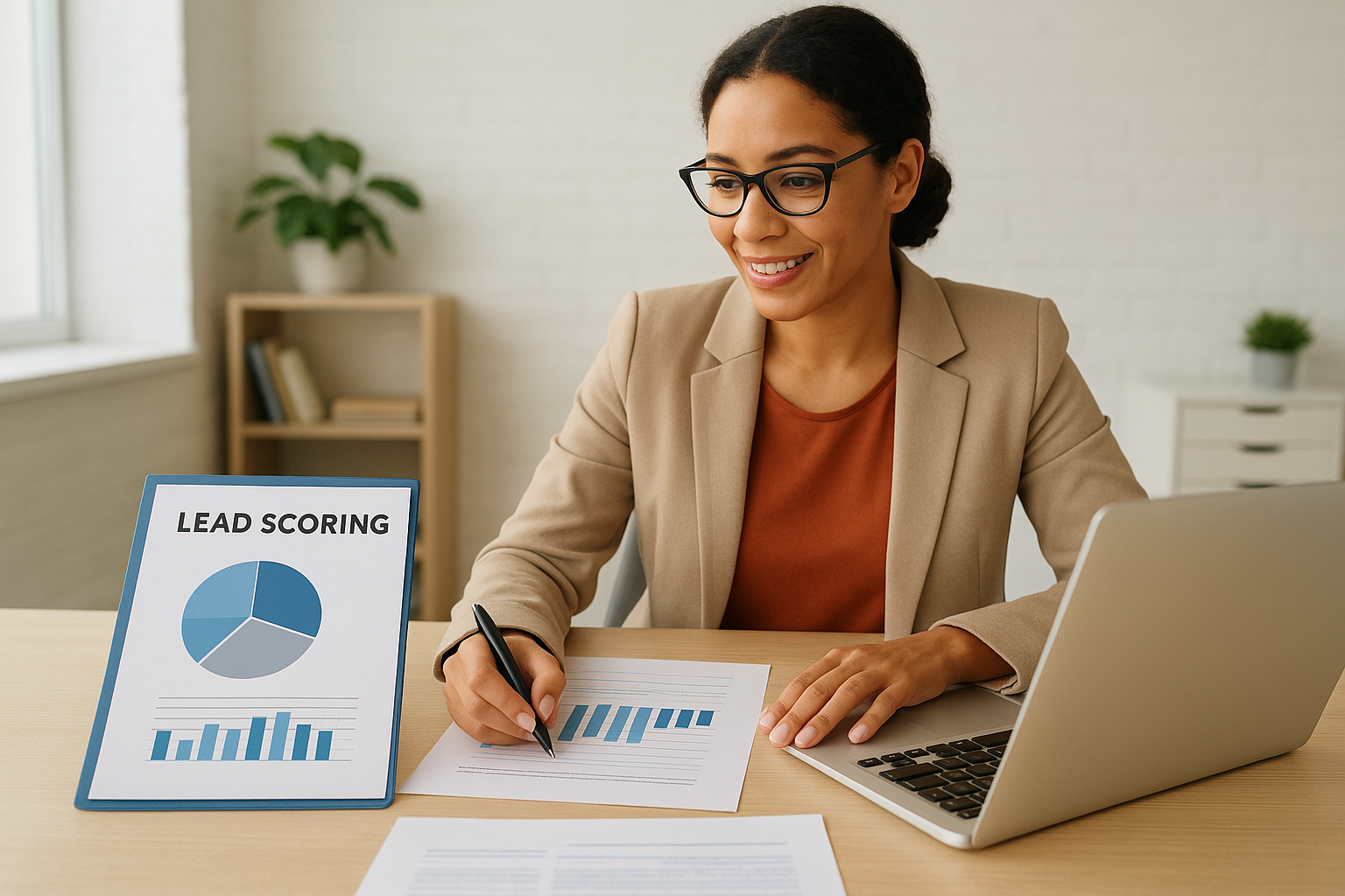 Score leads to identify buying readiness