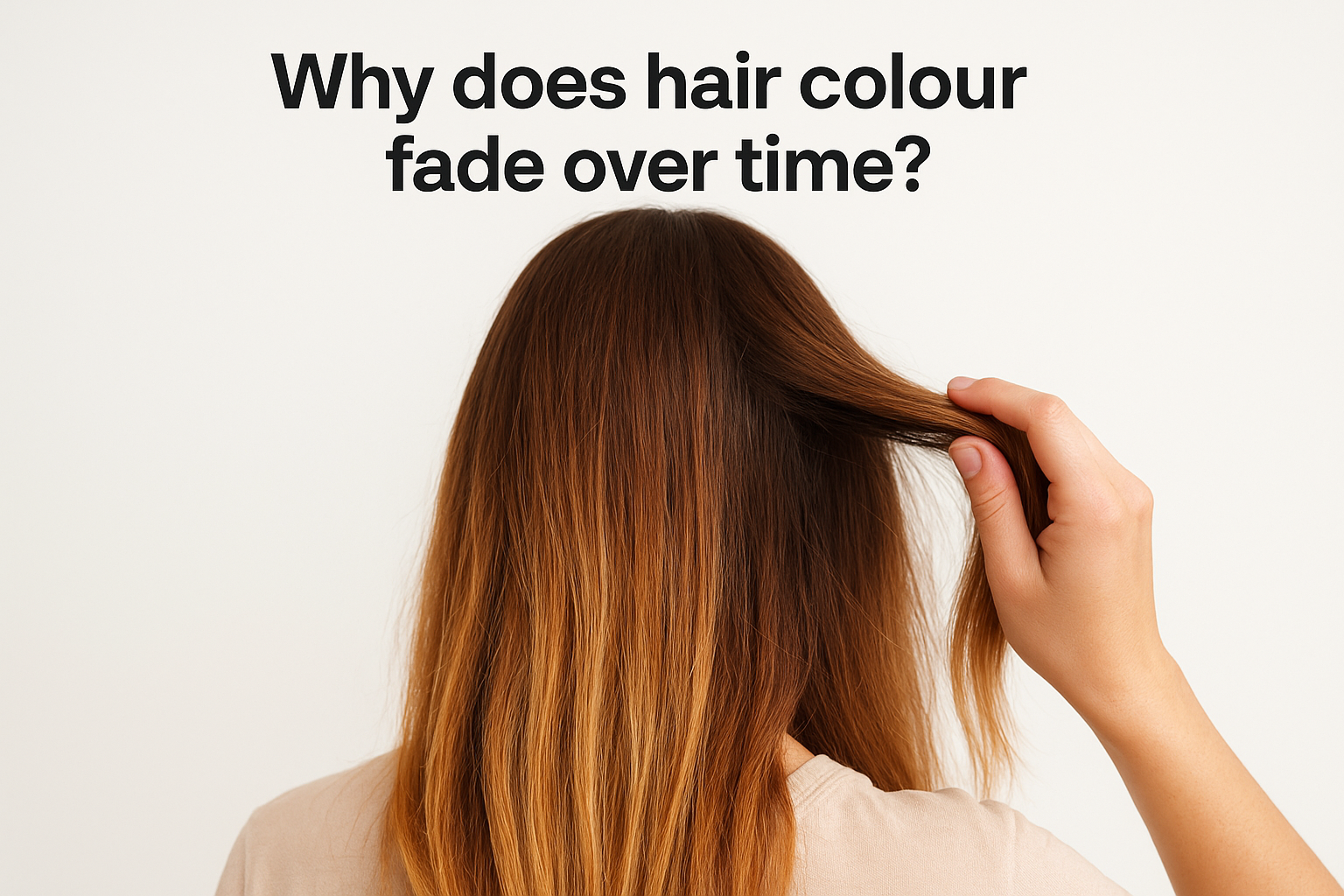 Why does hair colour fade over time?