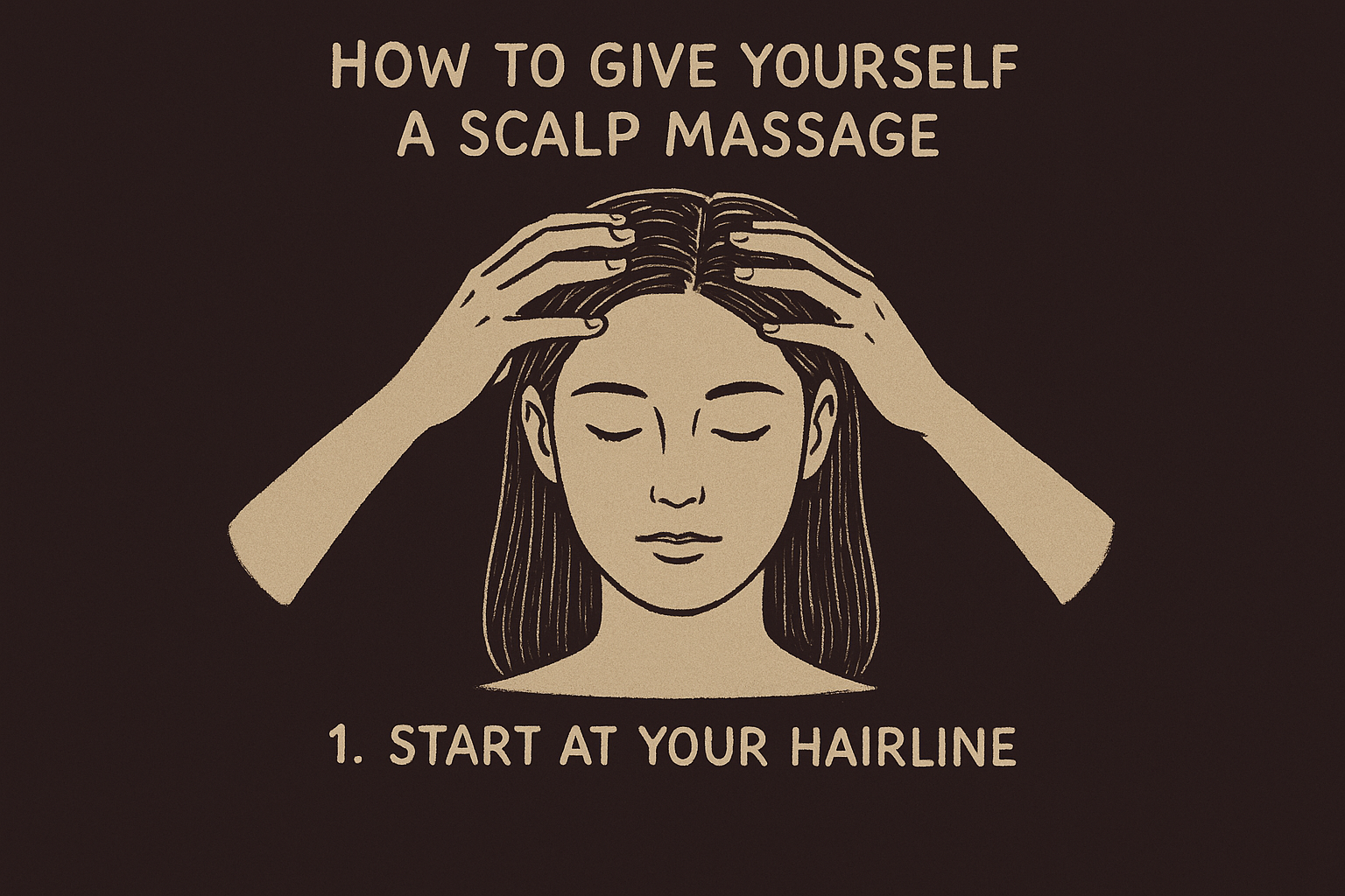 How to give yourself a scalp massage