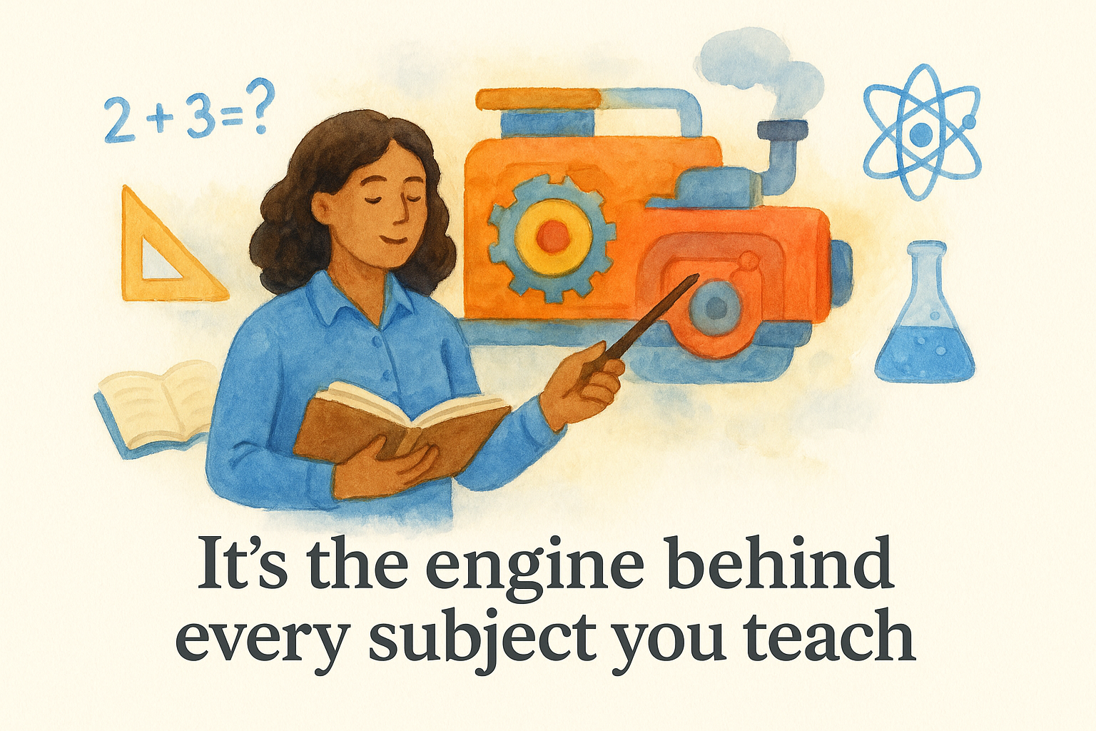 It's the engine behind every subject you teach