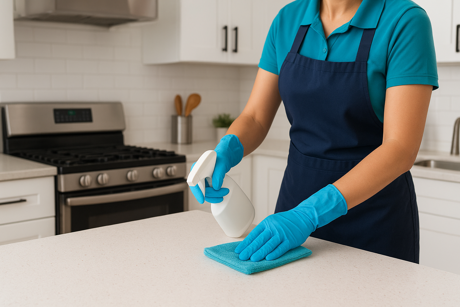 What a professional kitchen cleaning includes