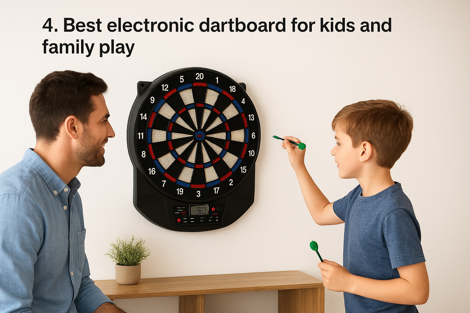4. Best electronic dartboard for kids and family play