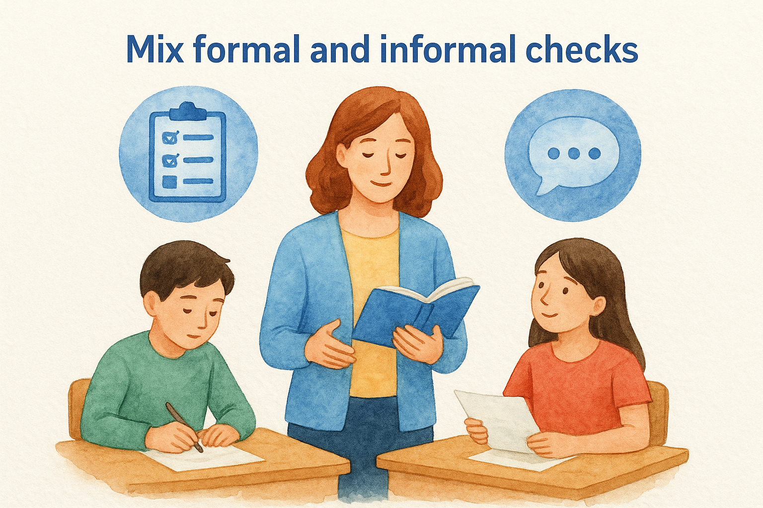 Mix formal and informal checks