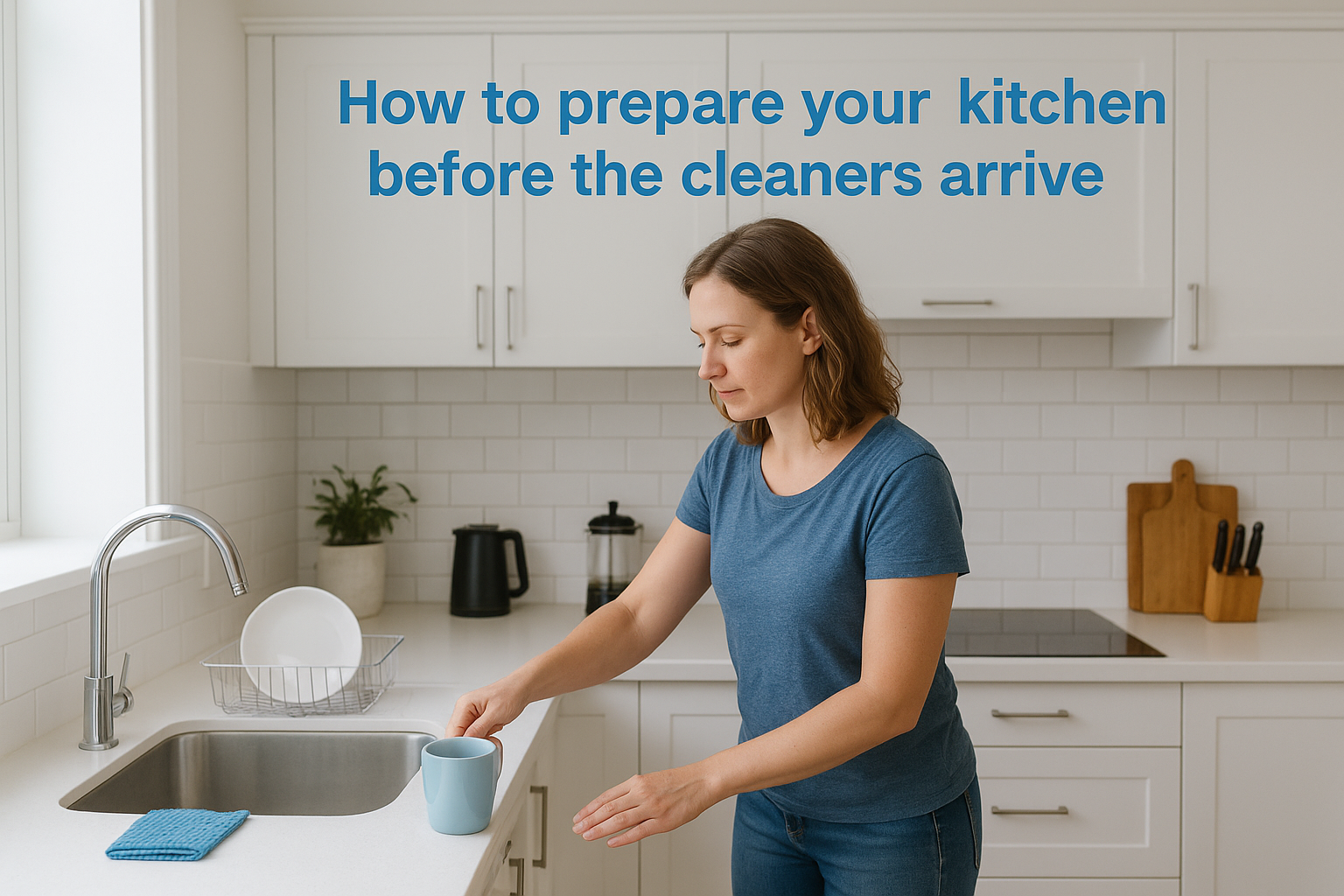 How to prepare your kitchen before the cleaners arrive