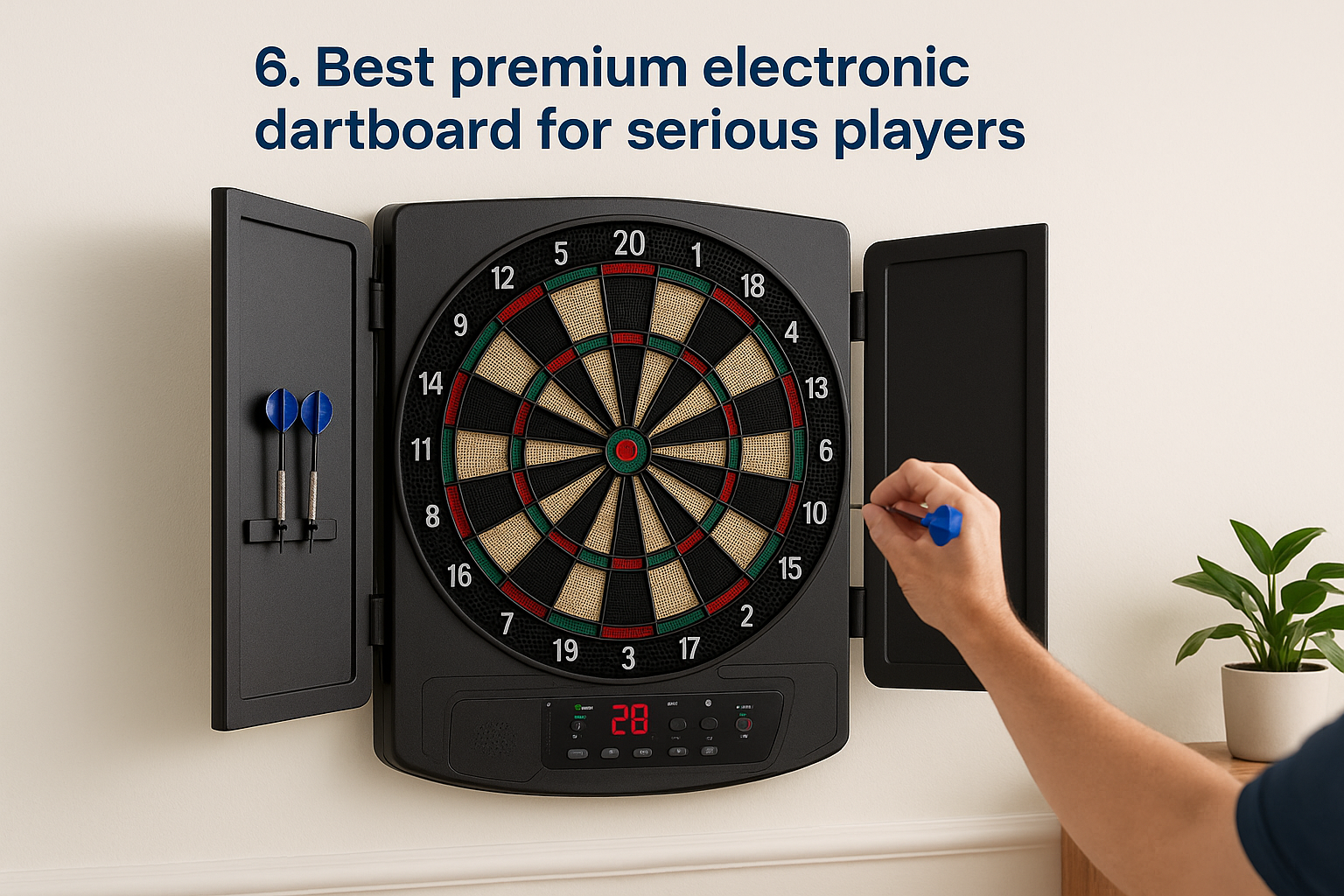 6. Best premium electronic dartboard for serious players