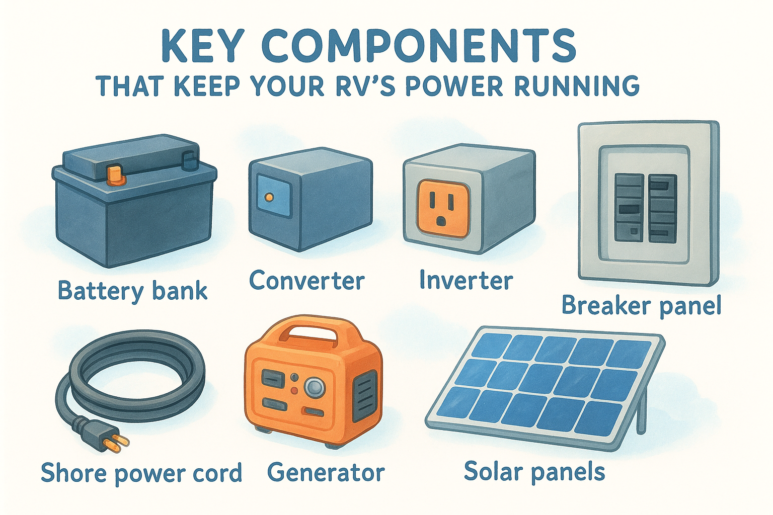 Key components that keep your RV's power running