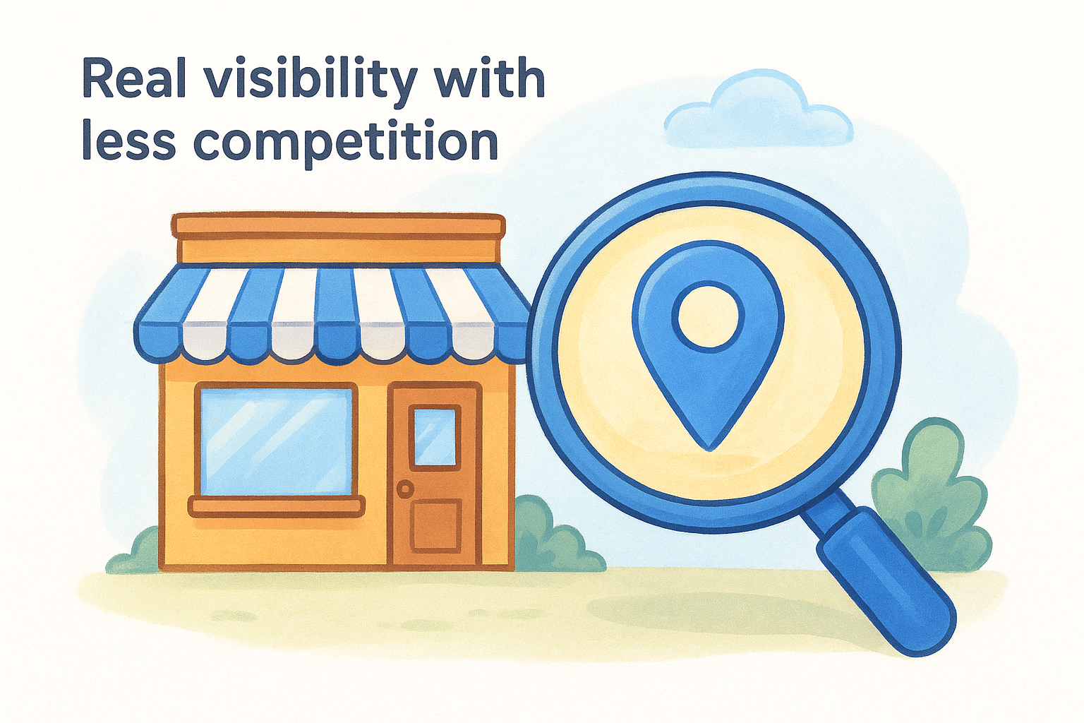 Real visibility with less competition