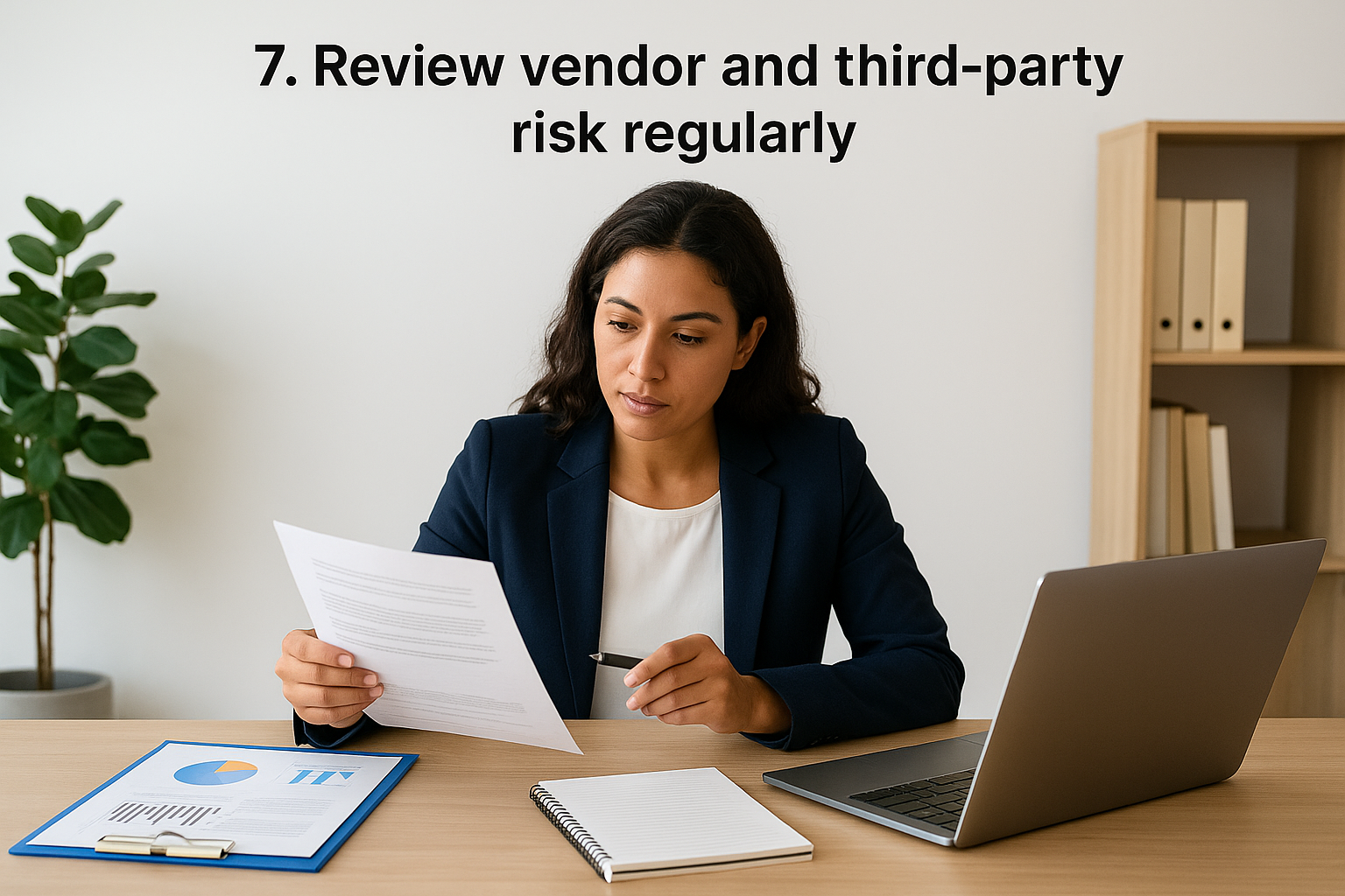7. Review vendor and third-party risk regularly