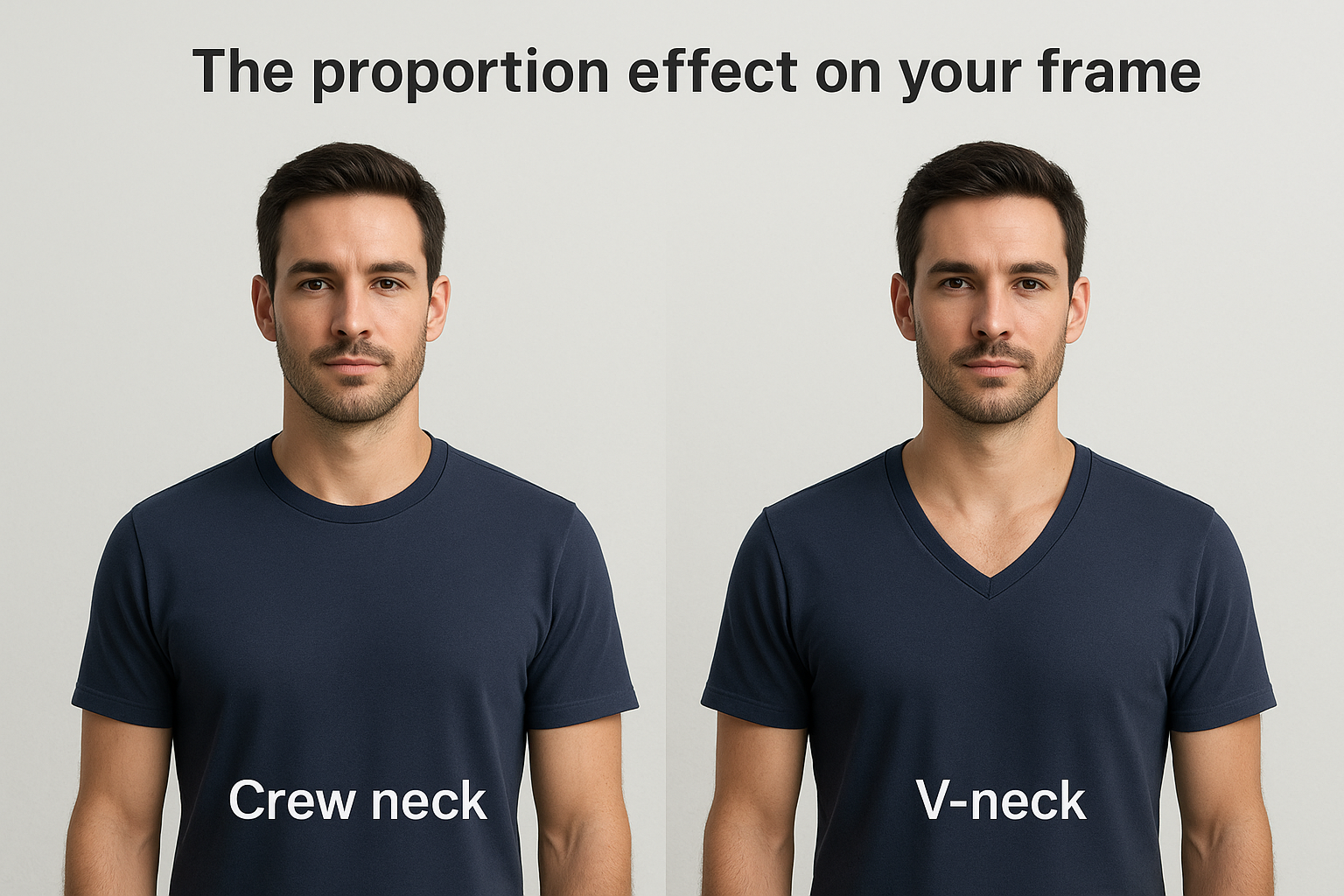 The proportion effect on your frame
