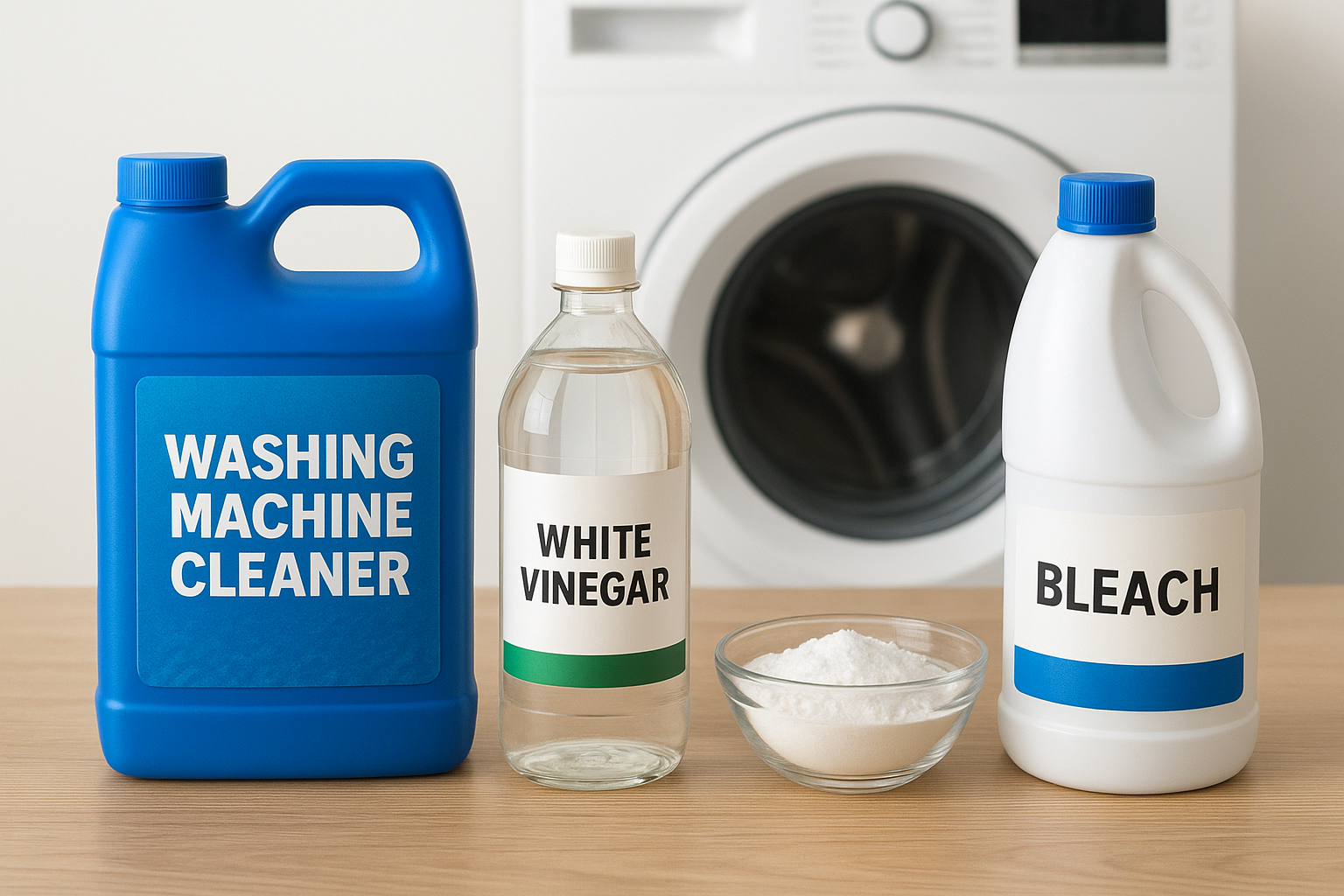 Washing machine cleaner vs vinegar, baking soda, and bleach