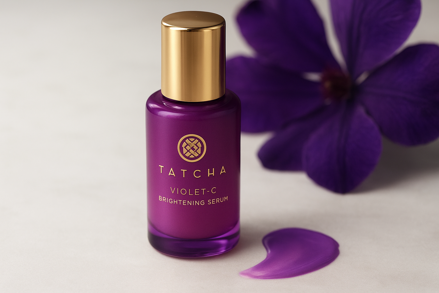 8. Tatcha Violet-C Brightening Serum