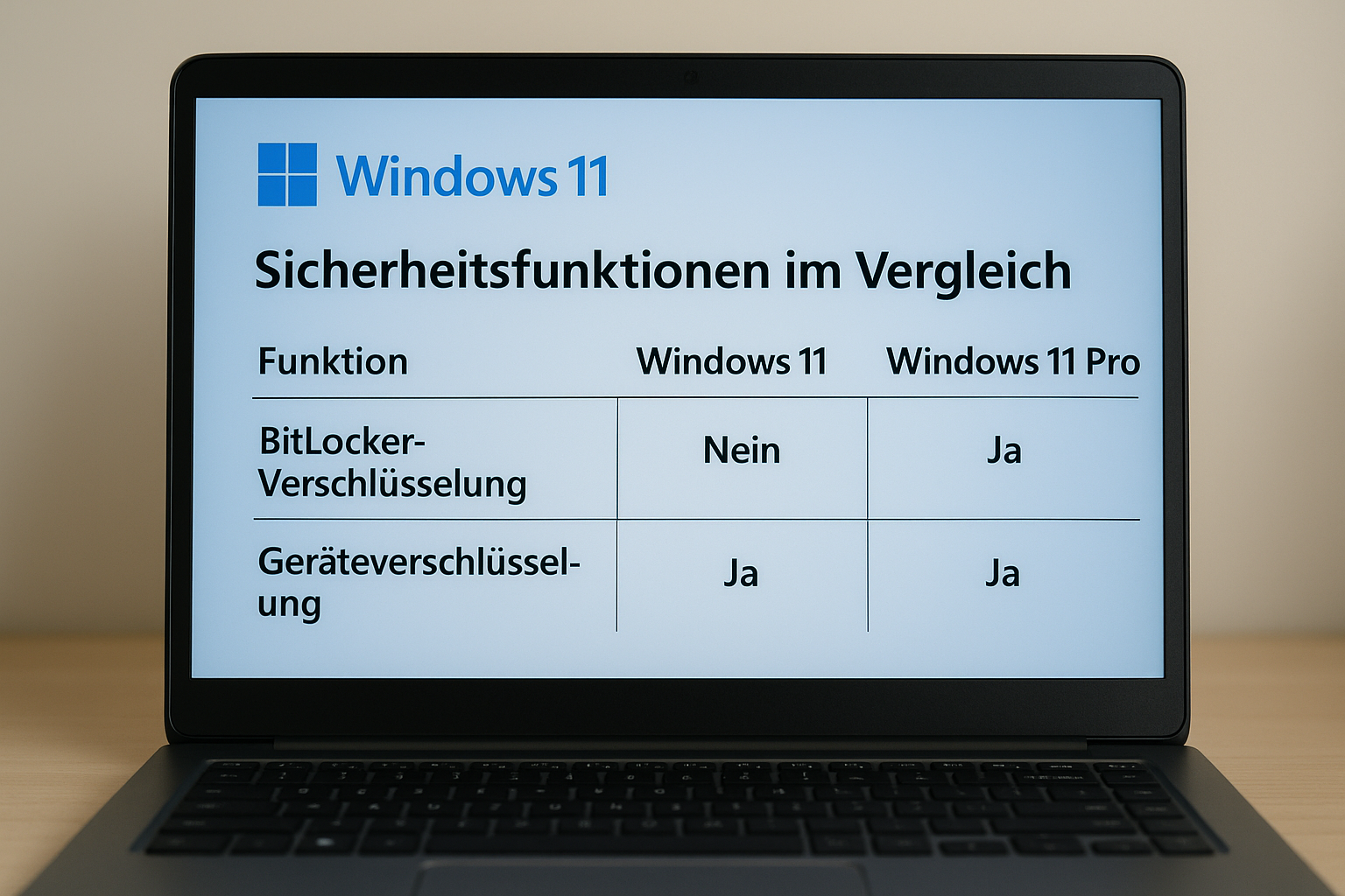 Sicherheitsfunktionen im Vergleich