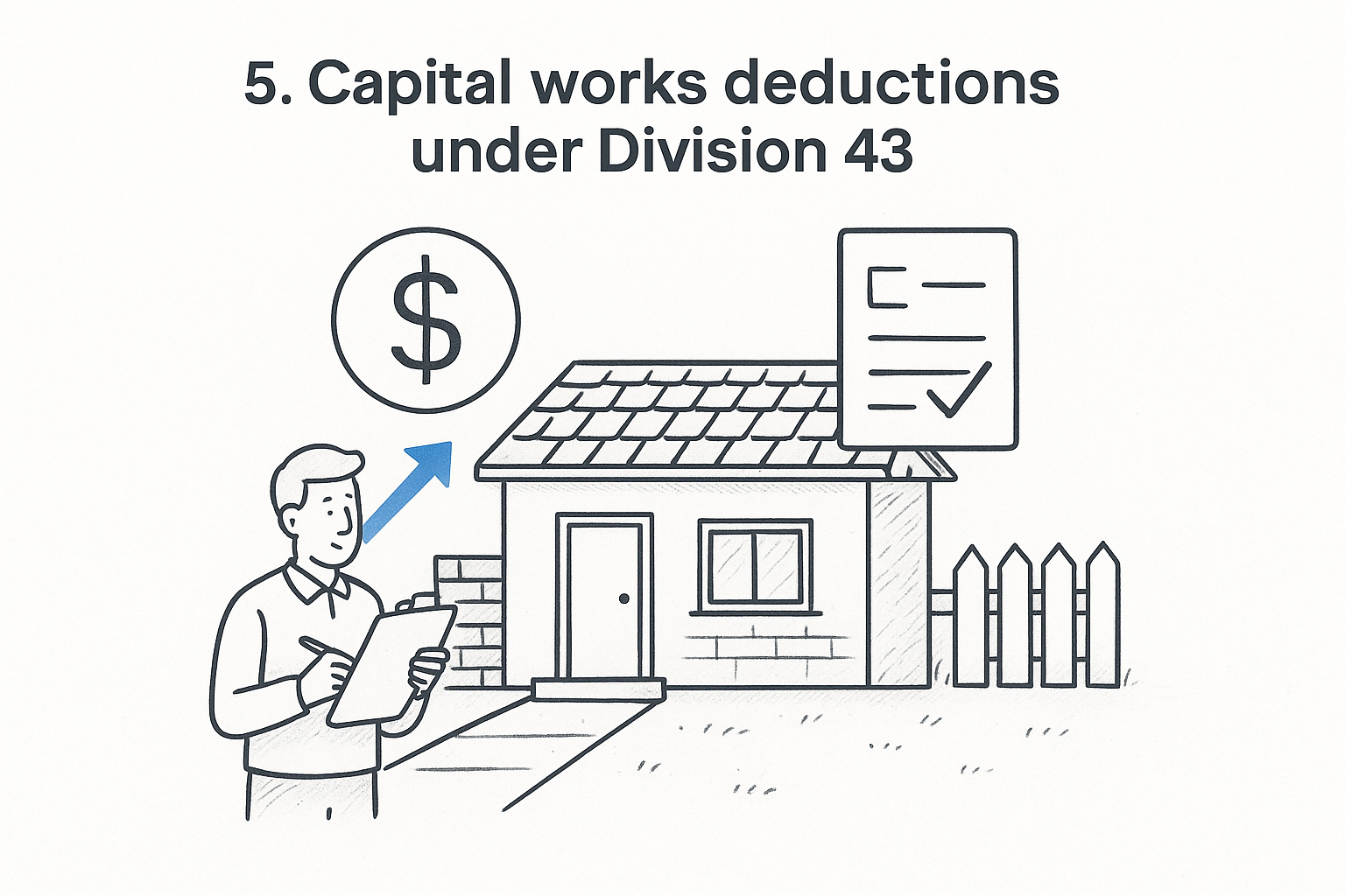 5. Capital works deductions under Division 43