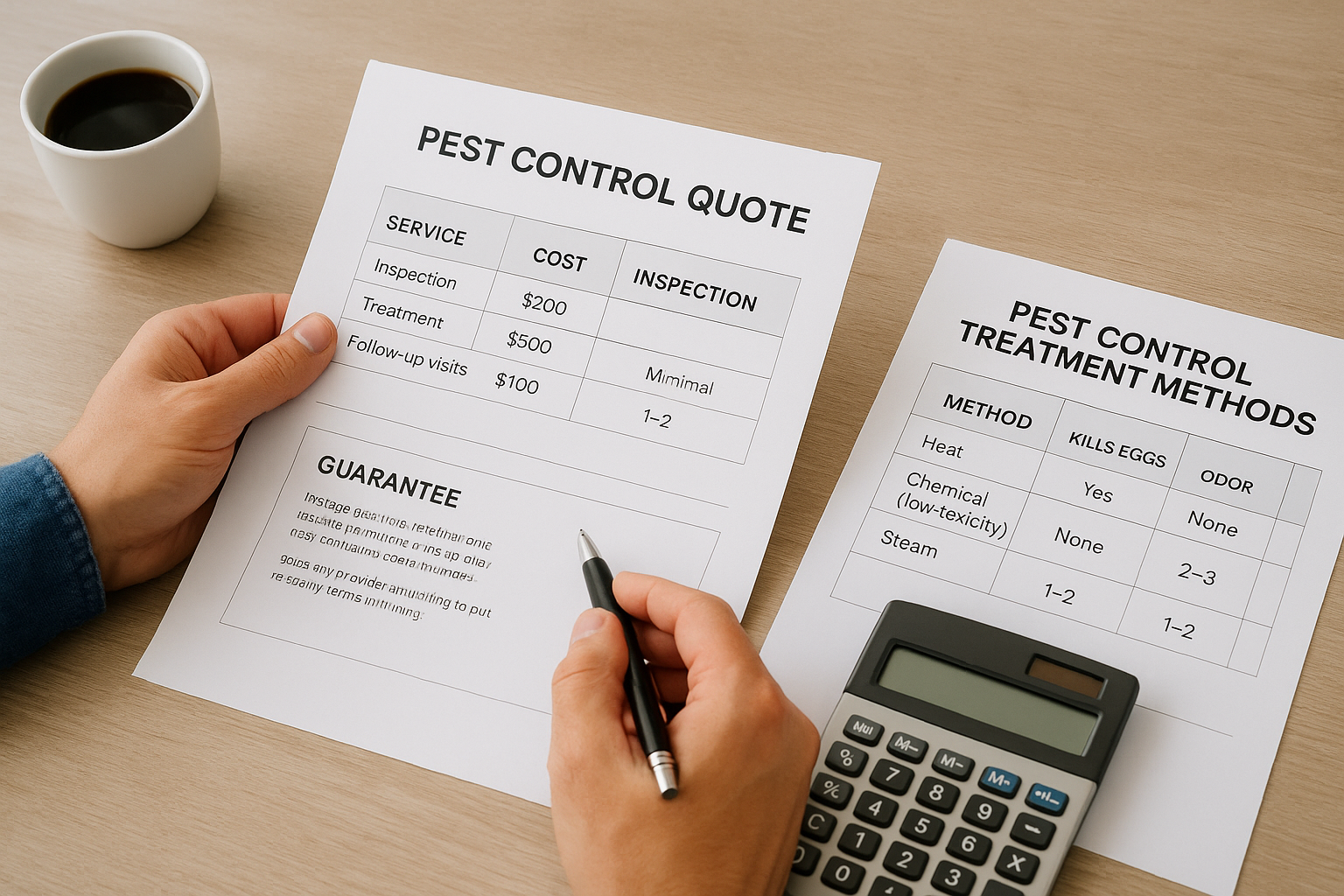 How to Find Reliable Pest Control For Bed Bugs Near Me 2 Step 4. Compare quotes, guarantees, and treatment methods